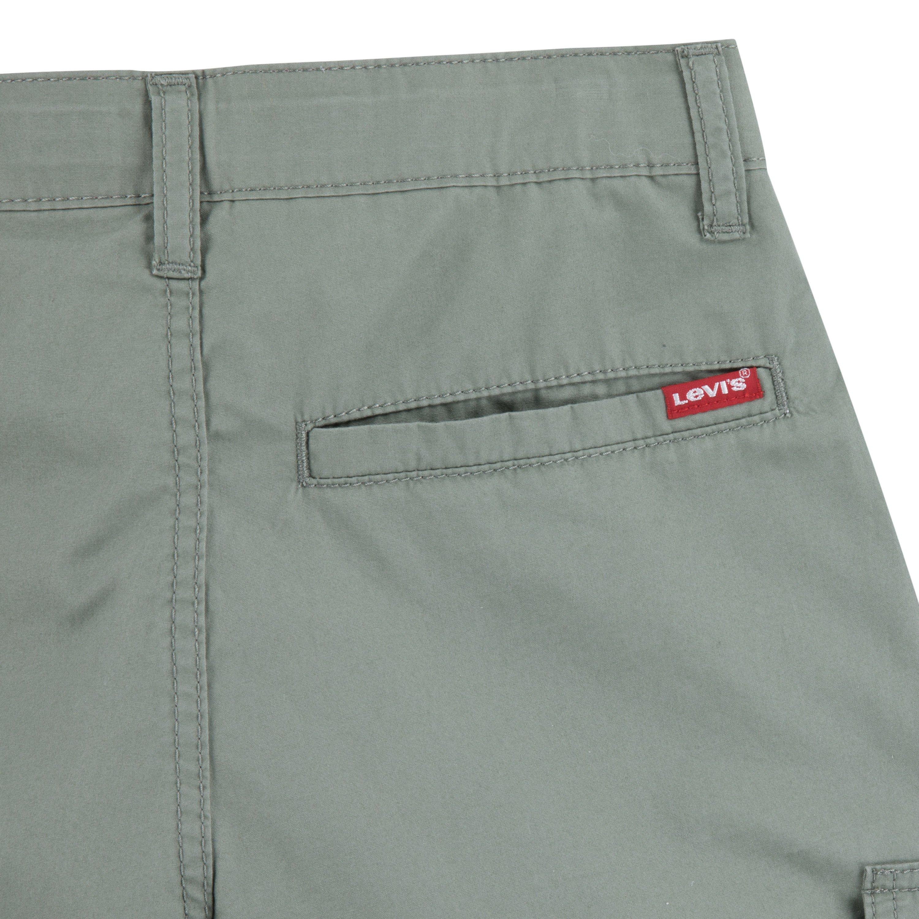 Levi's Red Tab Relaxed Big Boys' Green Cargo Shorts - GREEN