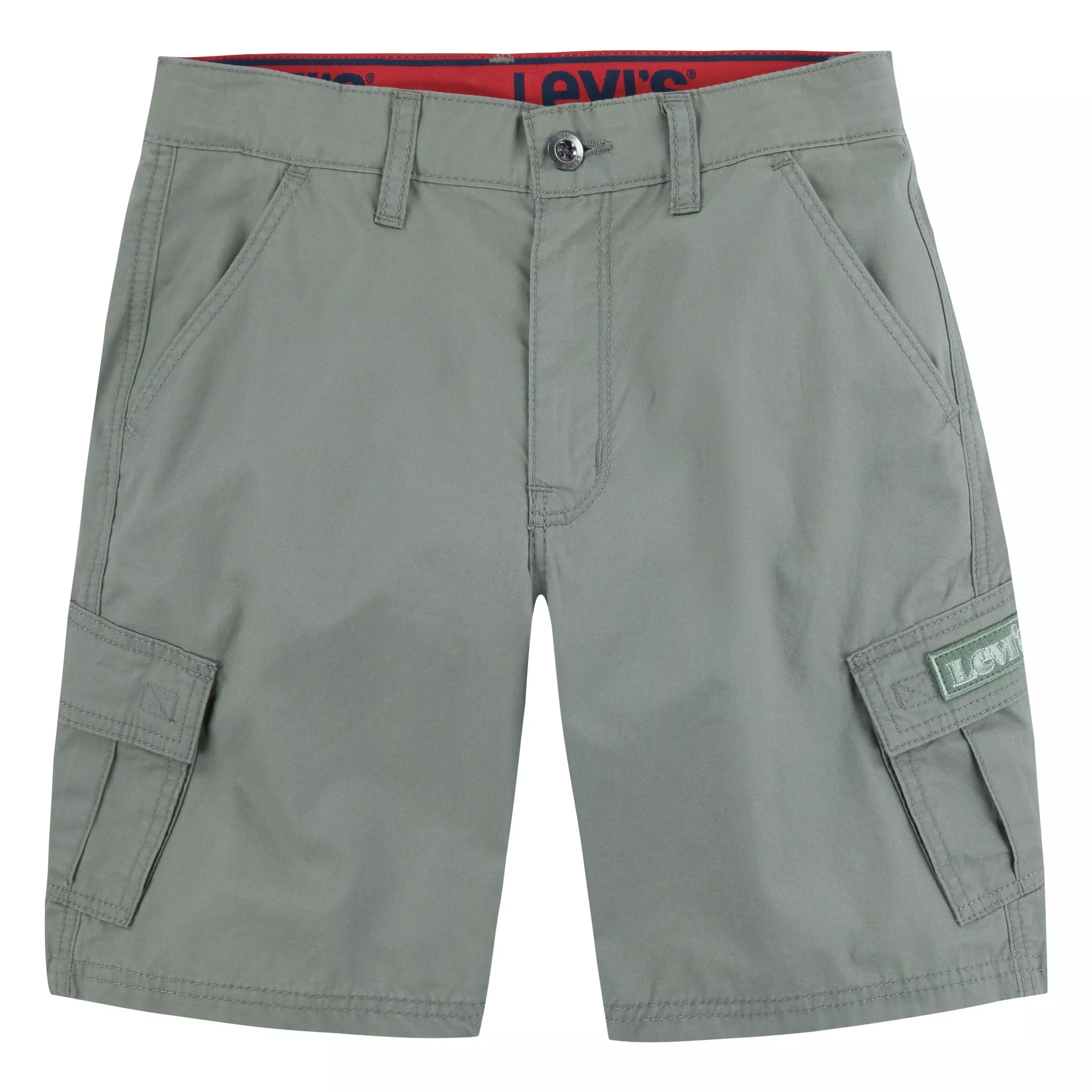 Levi's Red Tab Relaxed Big Boys' Green Cargo Shorts - GREEN