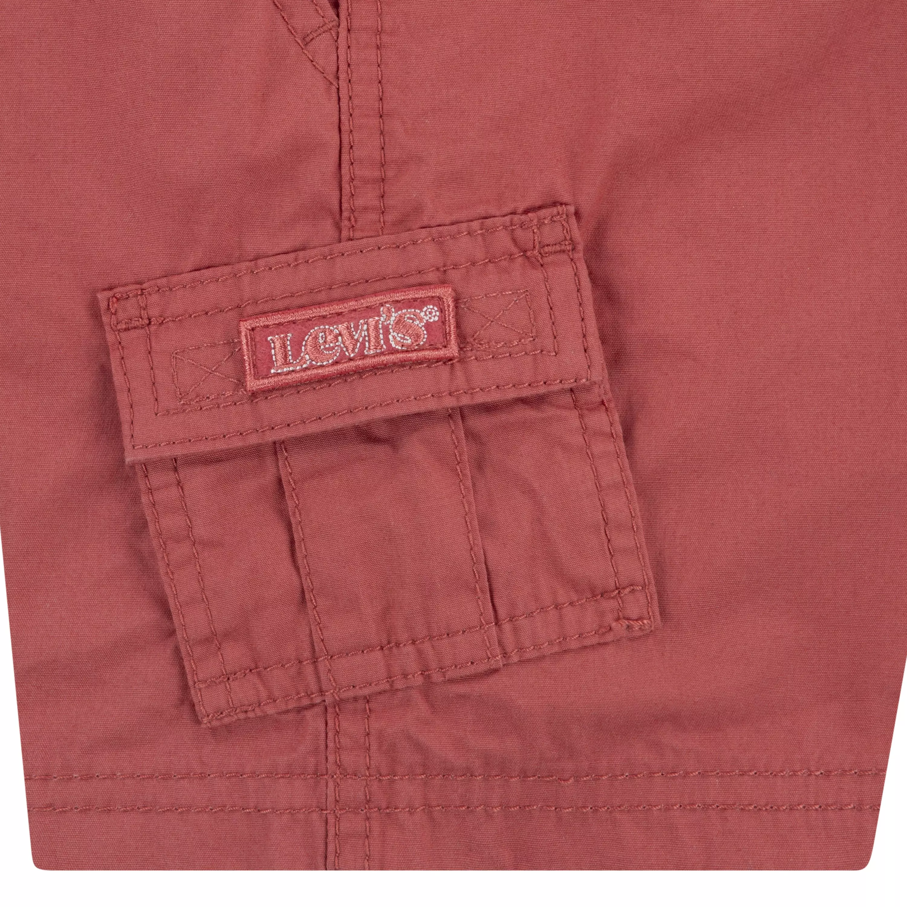 Levi's Red Tab Relaxed Toddler Boys' Red Cargo Shorts - RED