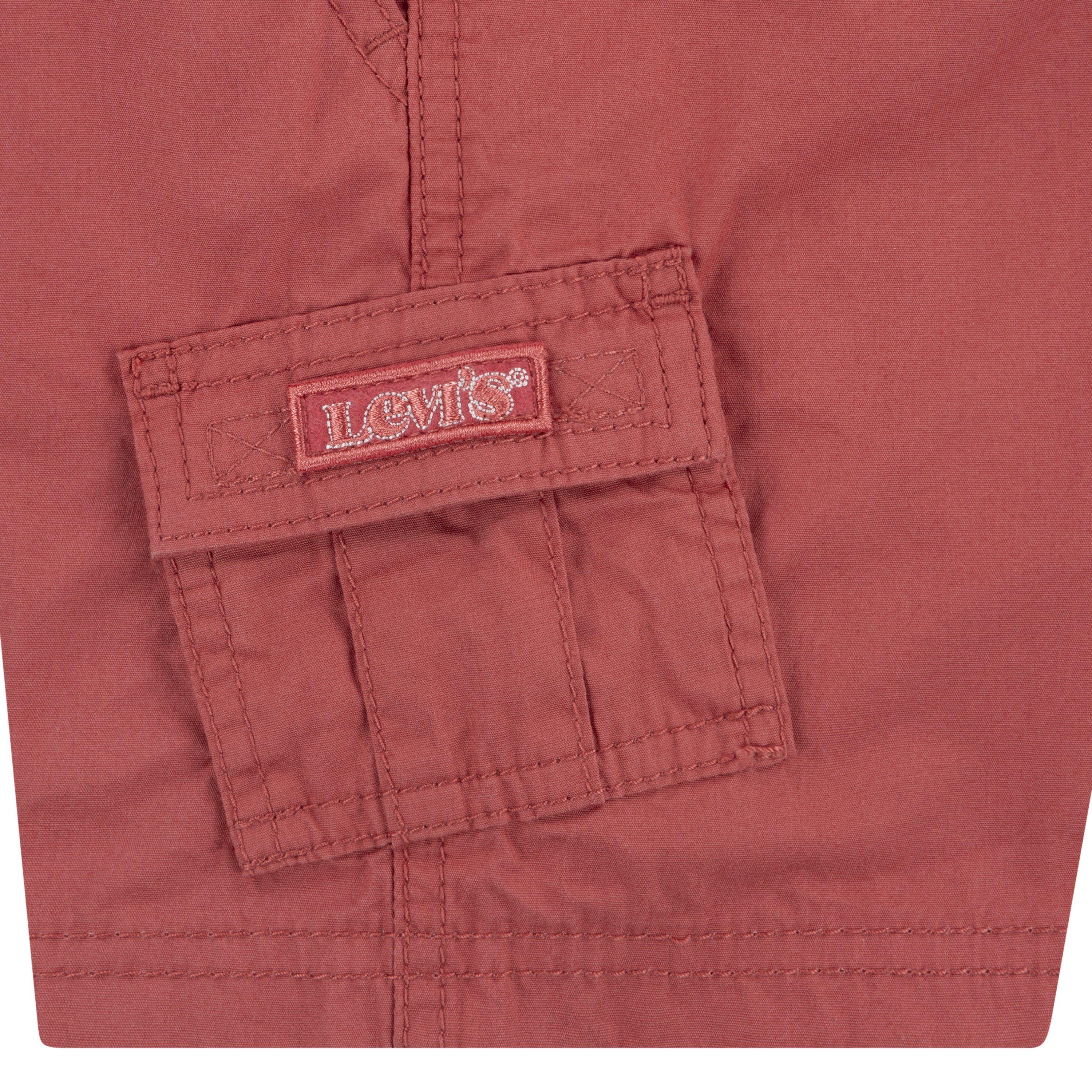Levi's Toddler Boys' Red Tab Relaxed Cargo Shorts - Red - RED Thumbnail View 6