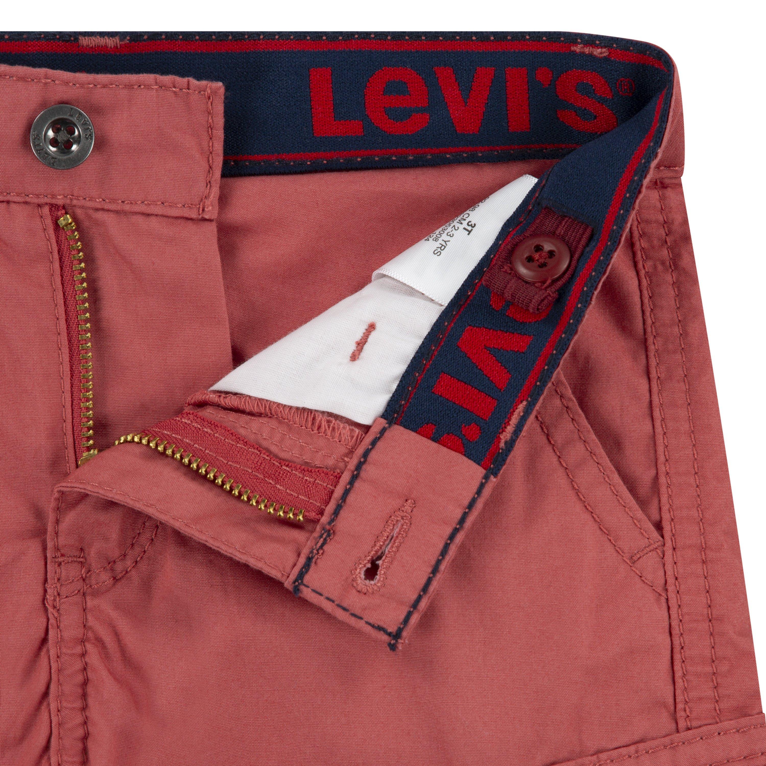 Levi's Toddler Boys' Red Tab Relaxed Cargo Shorts - Red - RED Thumbnail View 8
