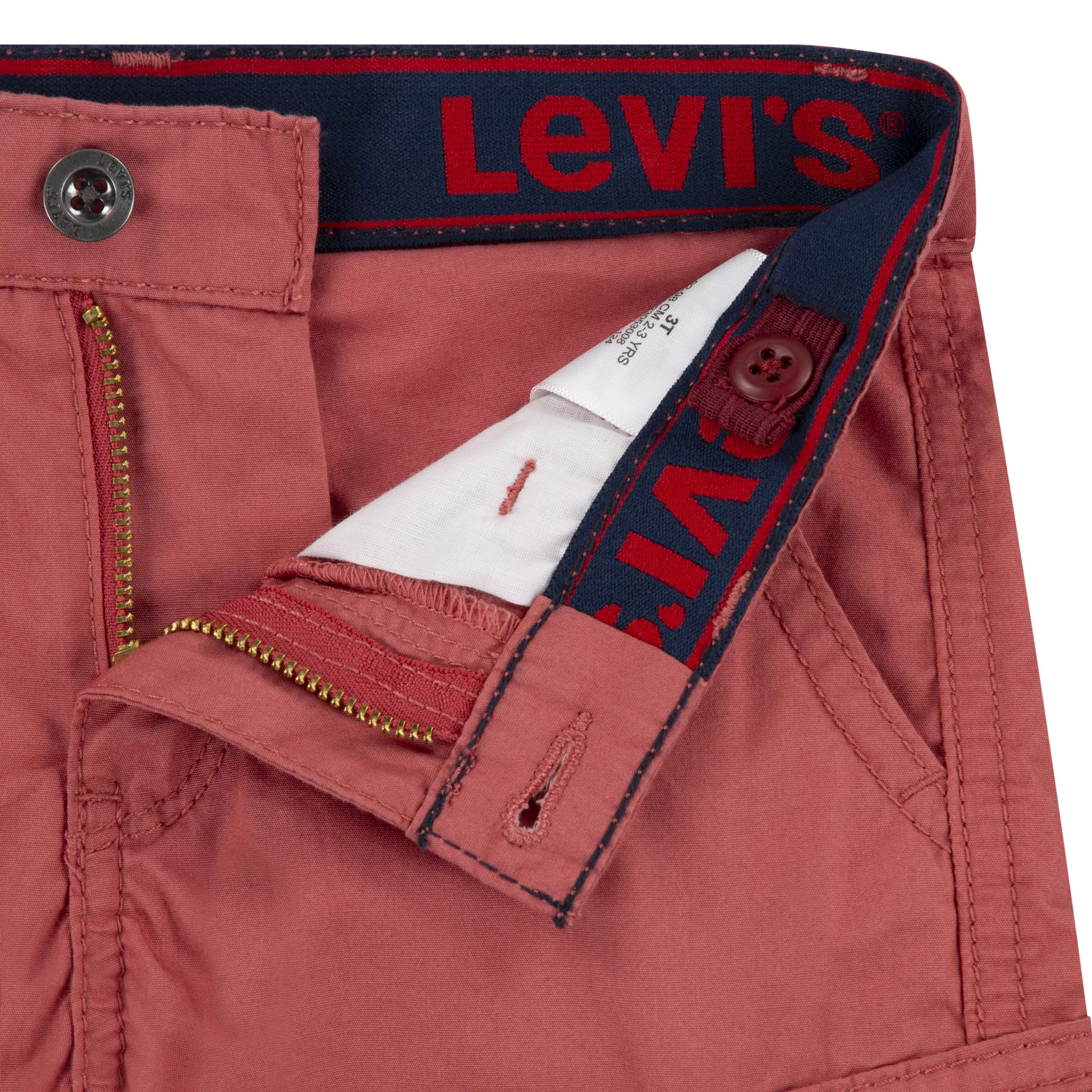 Levi's Toddler Boys' Red Tab Relaxed Cargo Shorts - Red - RED