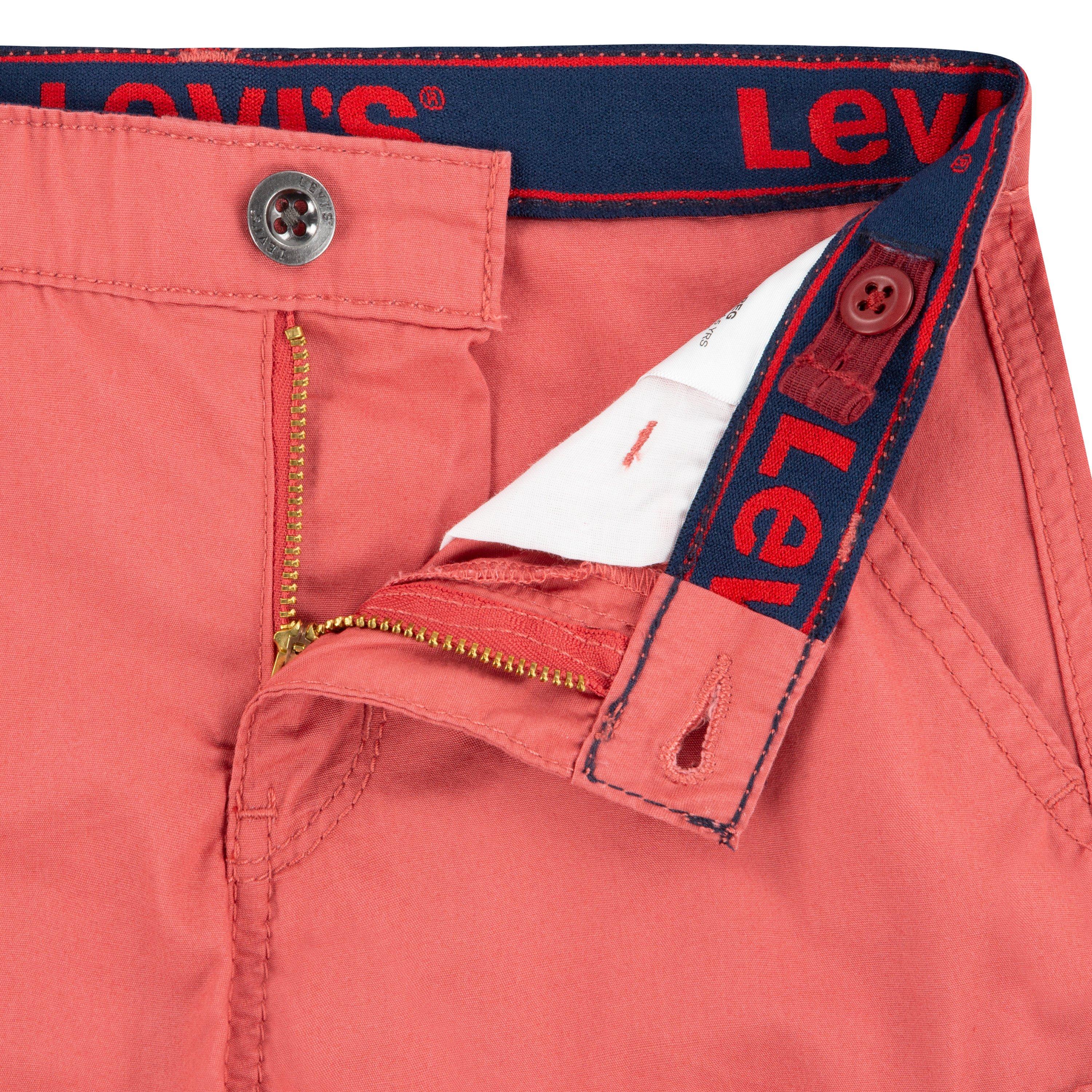 Levi's Red Tab Relaxed Little Boys' Red Cargo Shorts - RED Thumbnail View 5