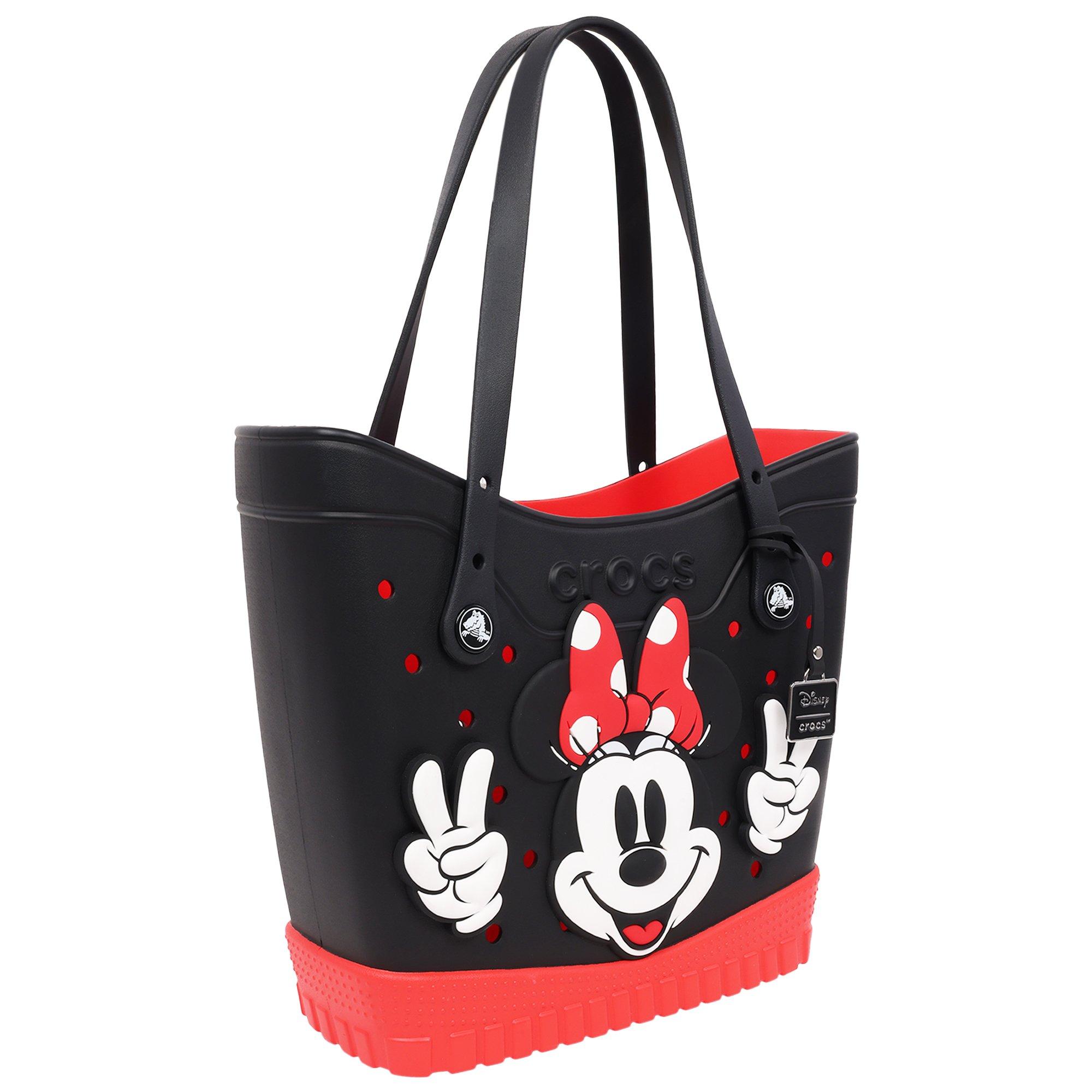 Crocs x Disney Minnie Mouse Classic Medium Tote - Black - BLACK Thumbnail View 3