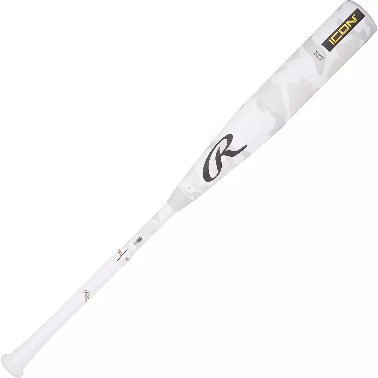 Rawlings Icon USSSA SL Youth Baseball Bat (-5) 2025 - WHITE
