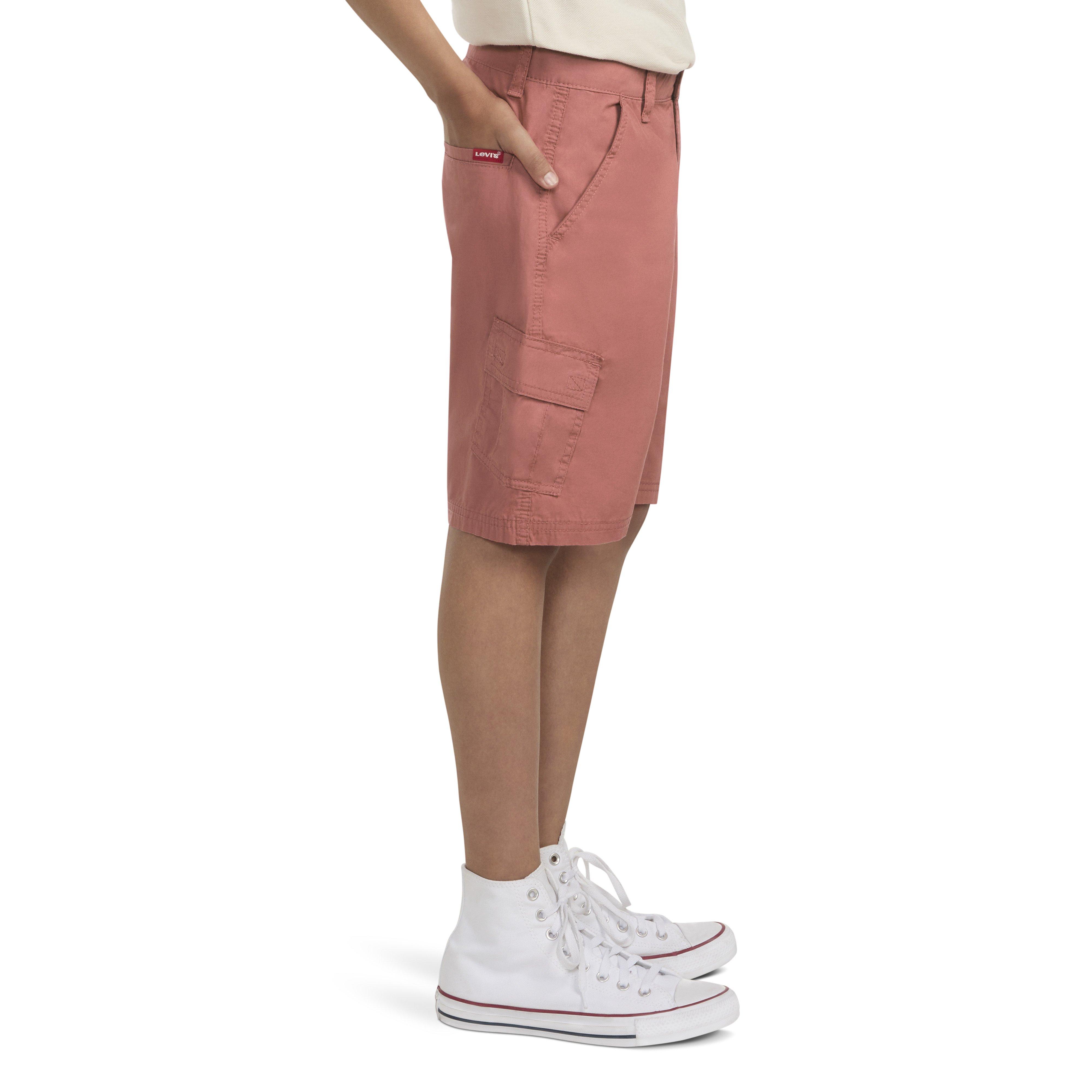 Levi's Red Tab Relaxed Big Boys' Red Cargo Shorts - RED Thumbnail View 3