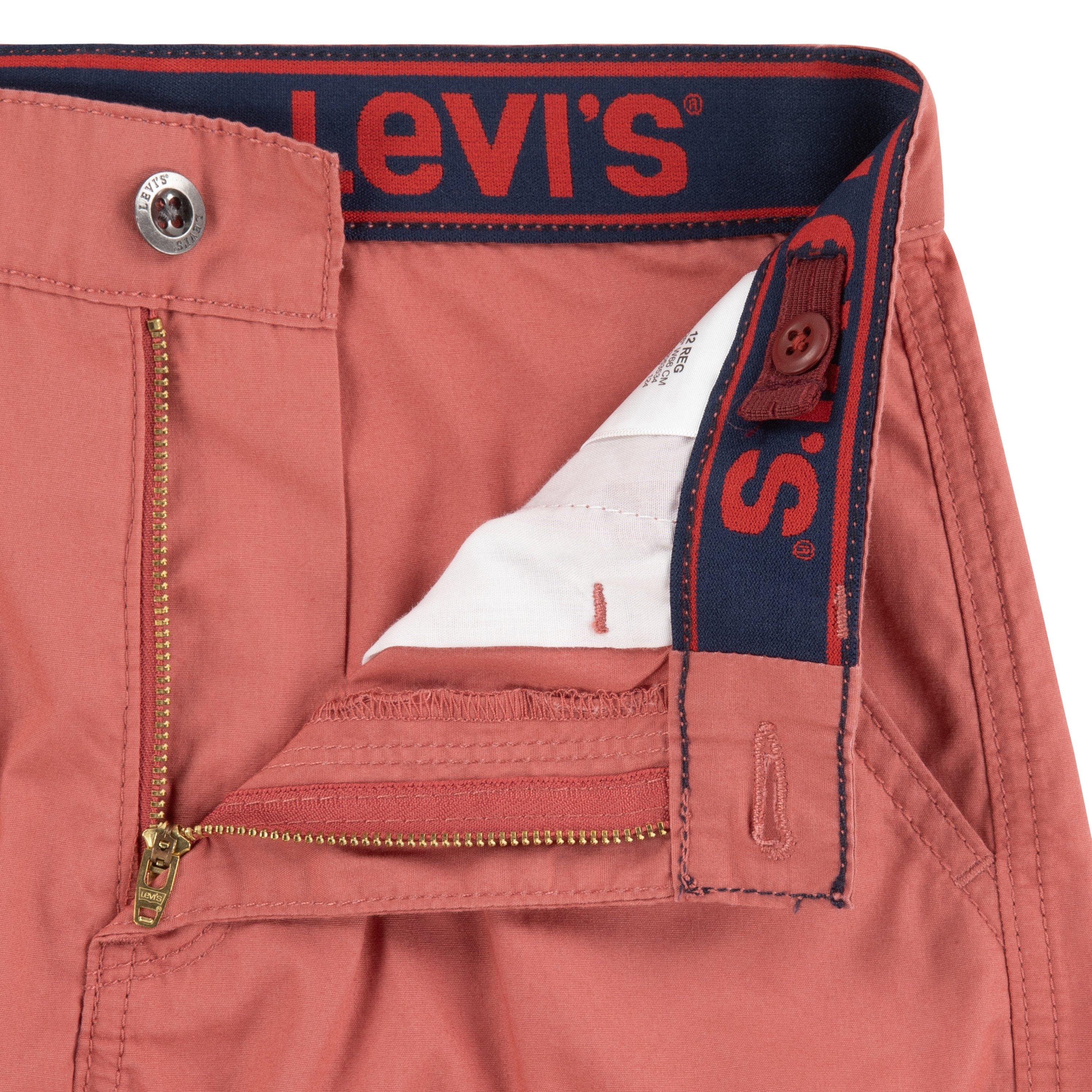 Levi's Red Tab Relaxed Big Boys' Red Cargo Shorts - RED Thumbnail View 6