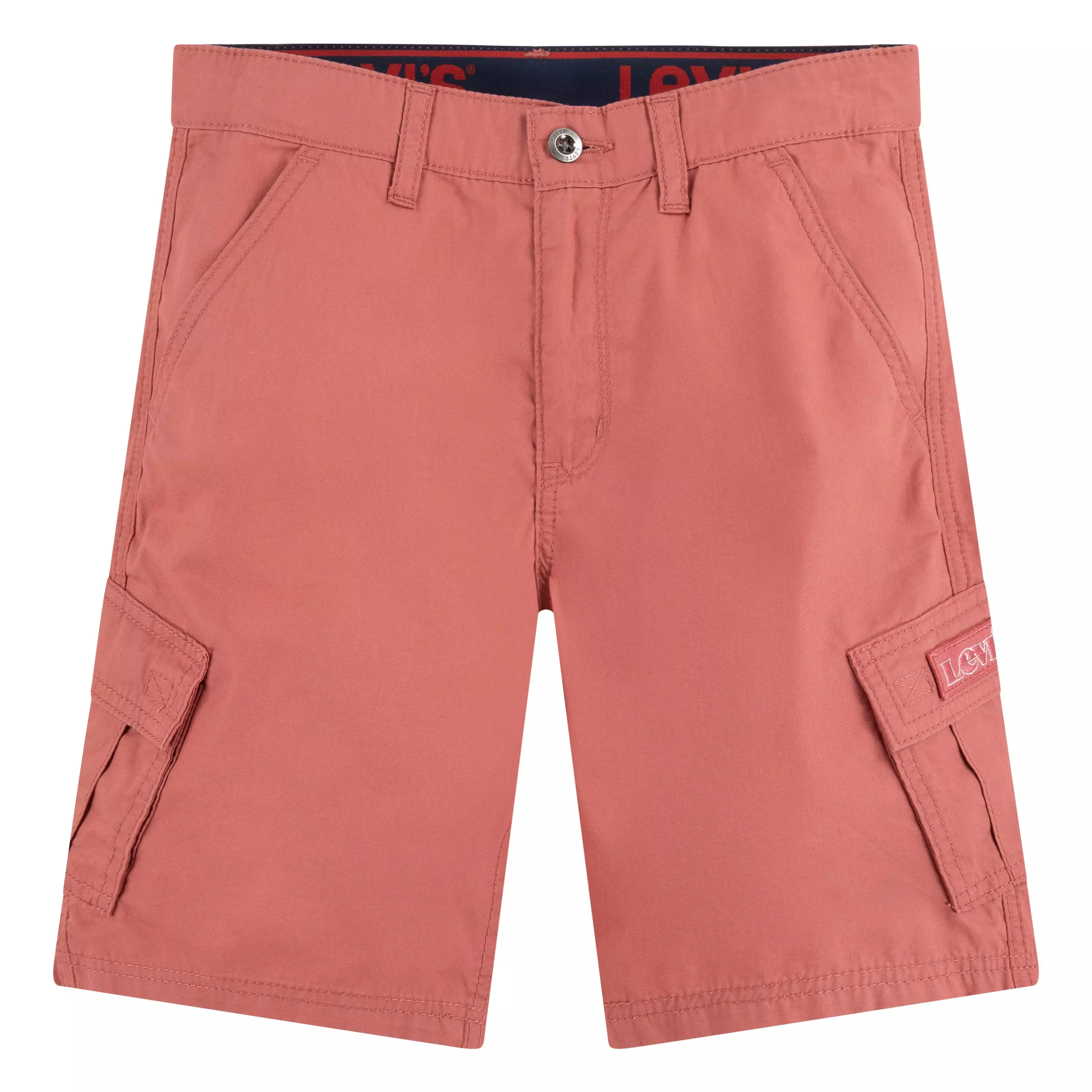 Levi's Big Boys' Red Tab Relaxed Cargo Shorts - Red - RED