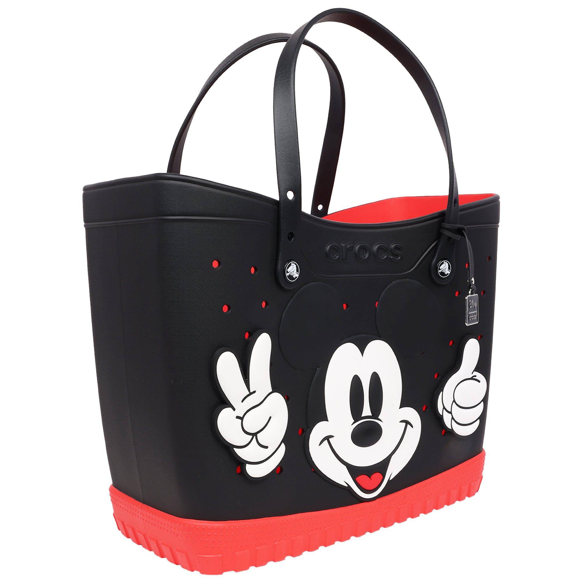 Crocs x Disney Mickey Mouse Classic Large Tote - Black - BLACK Thumbnail View 3