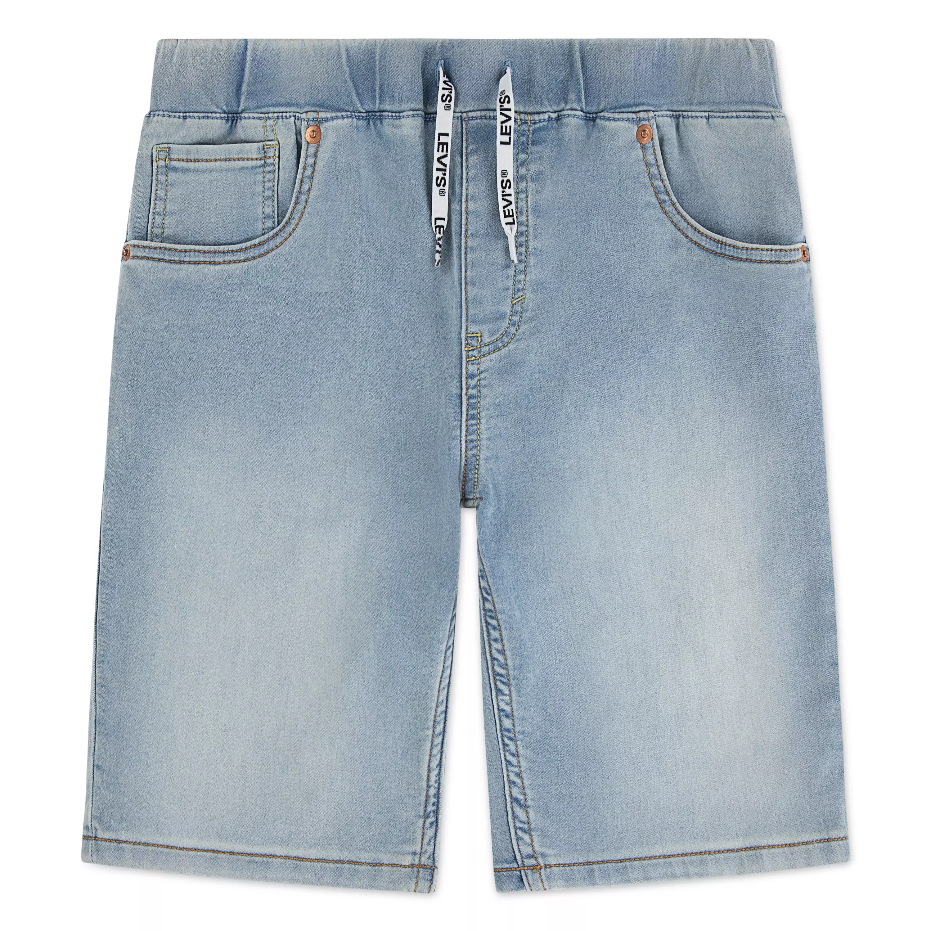 Levi's Skinny Dobby Little Boys' Lt Blue Shorts - LT BLUE