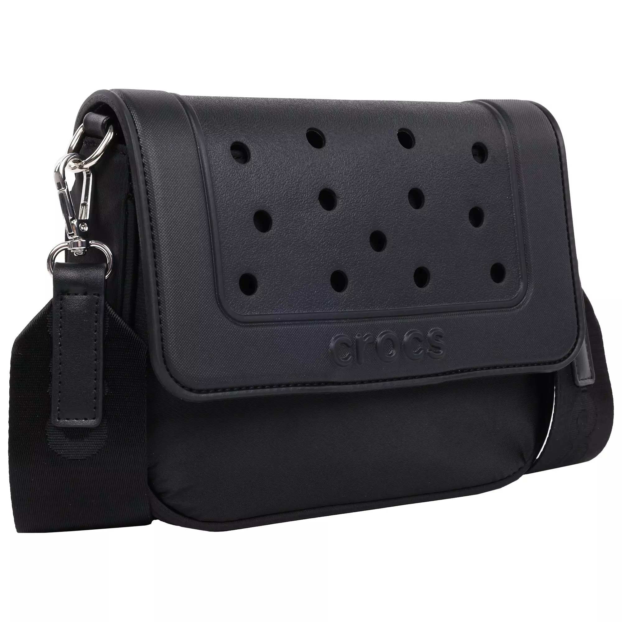 Crocs Classic Molded Crossbody Bag - Black - BLACK