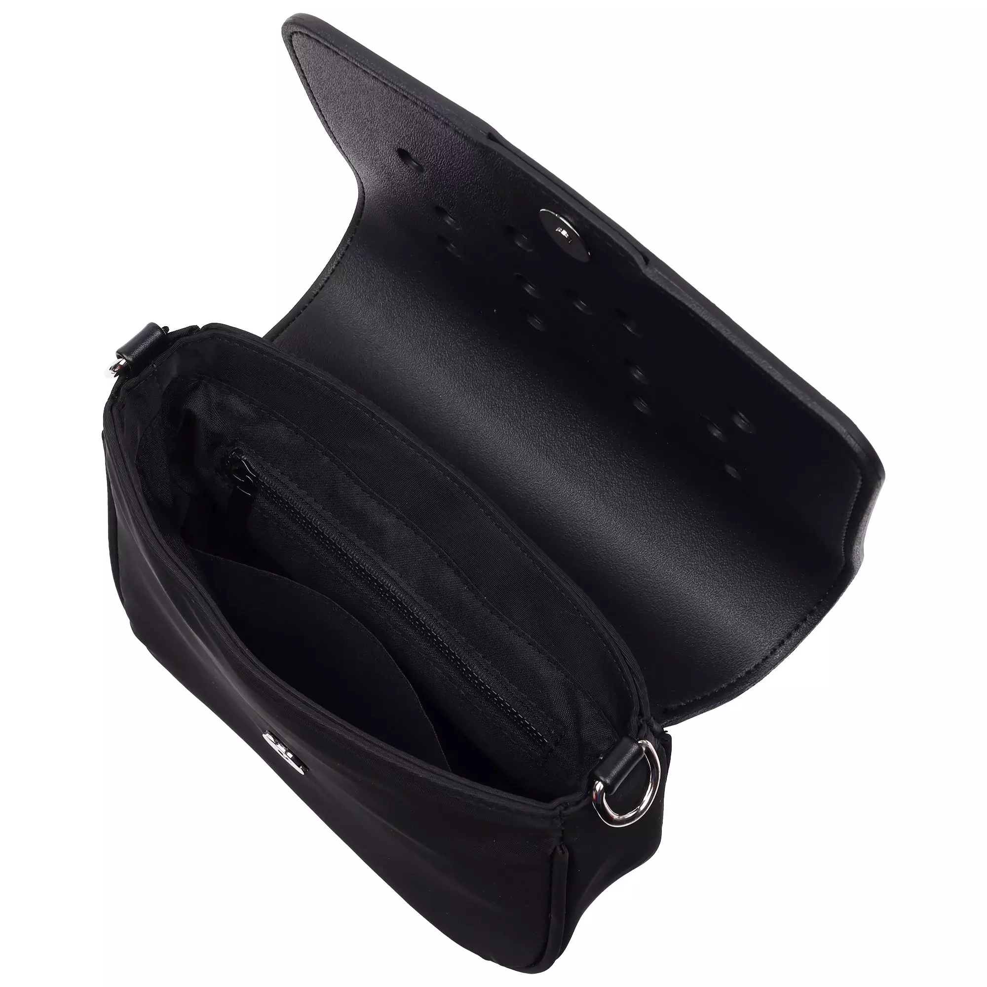 Crocs Classic Molded Crossbody Bag - Black - BLACK