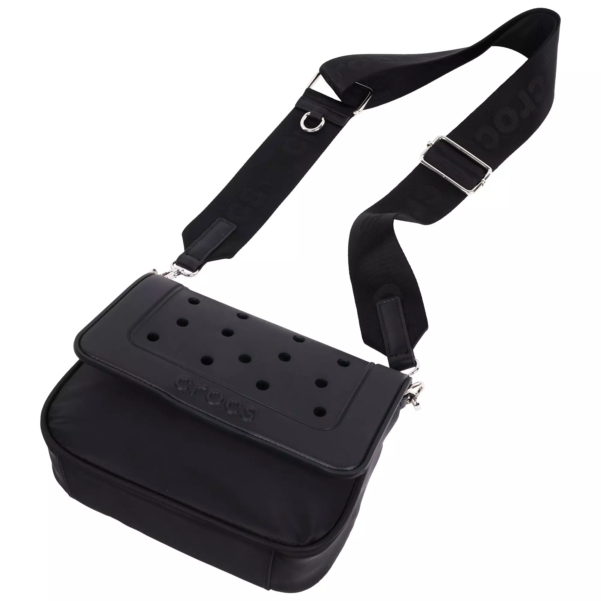Crocs Classic Molded Crossbody Bag - Black - BLACK