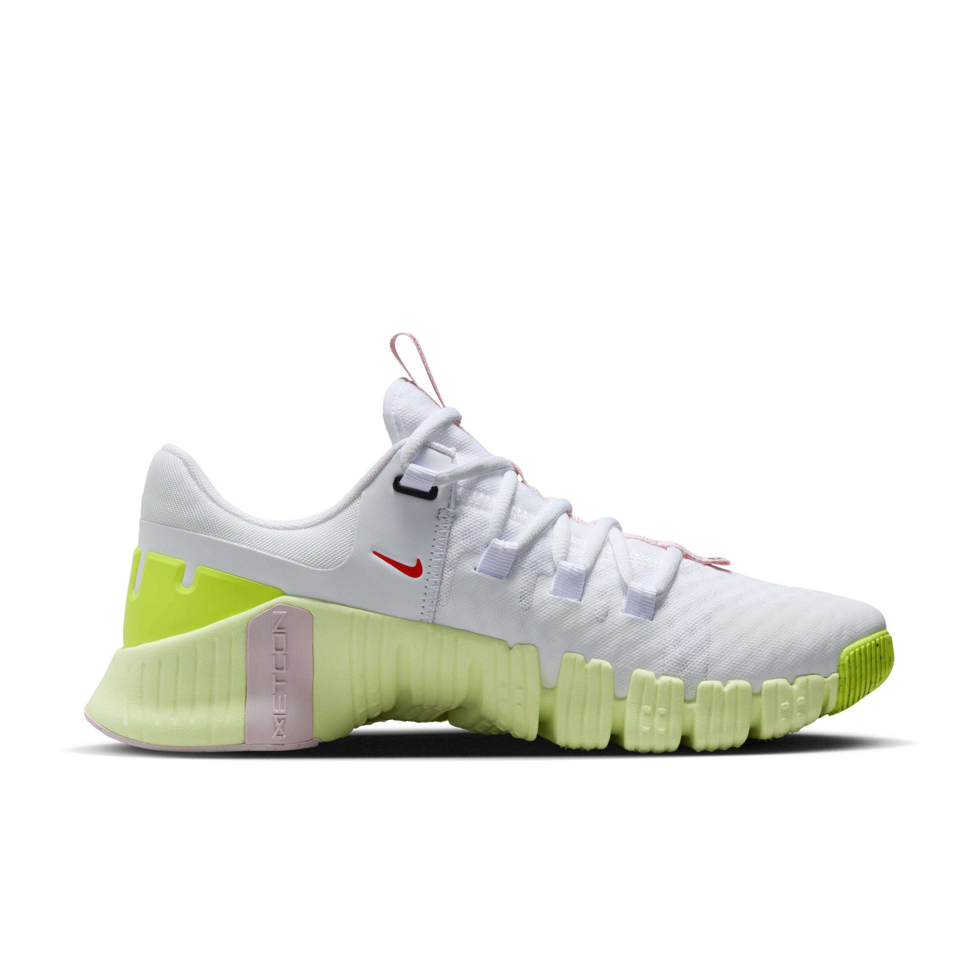 Nike Free Metcon 5 "White/Barely Volt/Pink Foam/Bright Crimson" Women's Training Shoe - WHITE/VOLT/PINK/CRIMSON Thumbnail View 1
