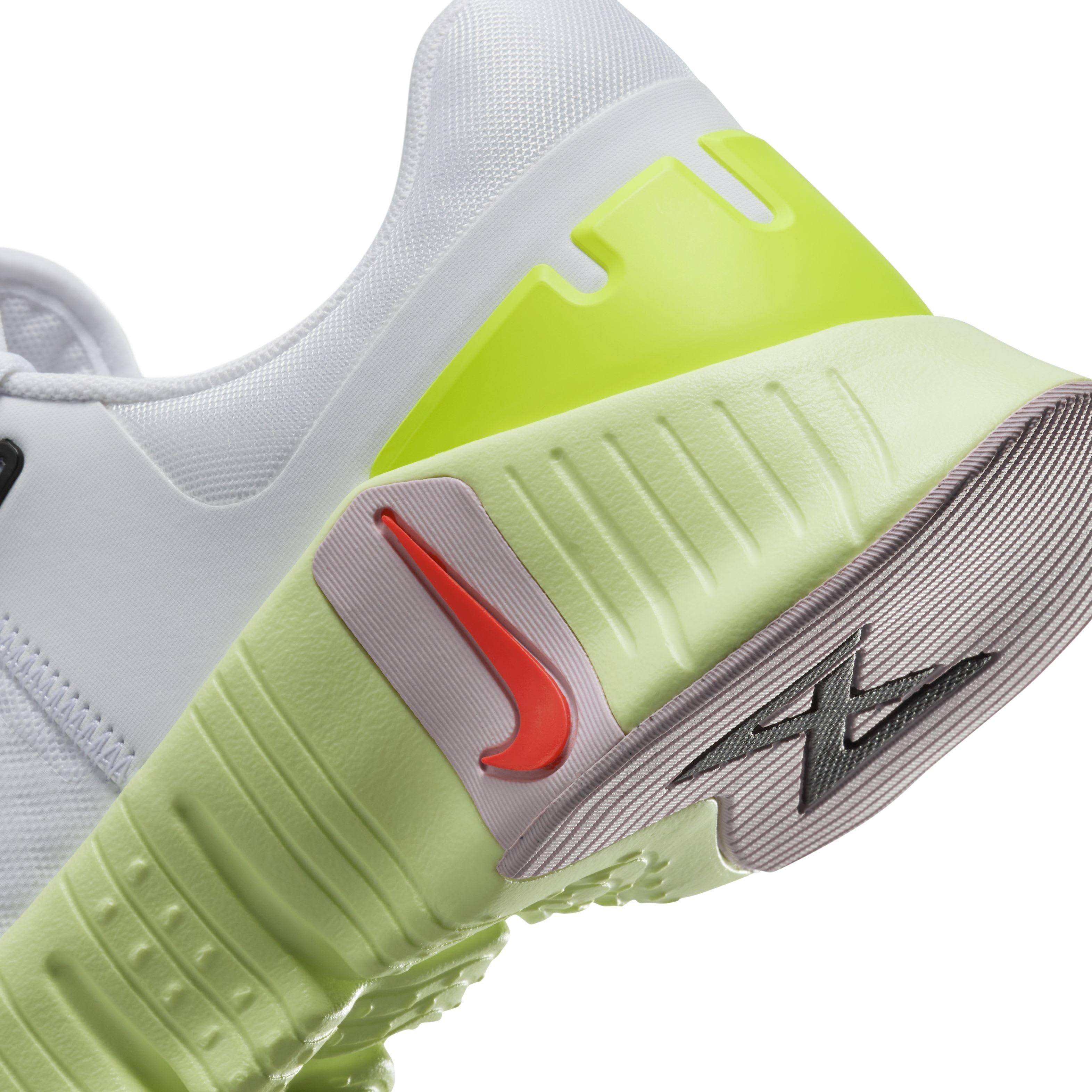 Nike Free Metcon 5 "White/Barely Volt/Pink Foam/Bright Crimson" Women's Training Shoe - WHITE/VOLT/PINK/CRIMSON Thumbnail View 8