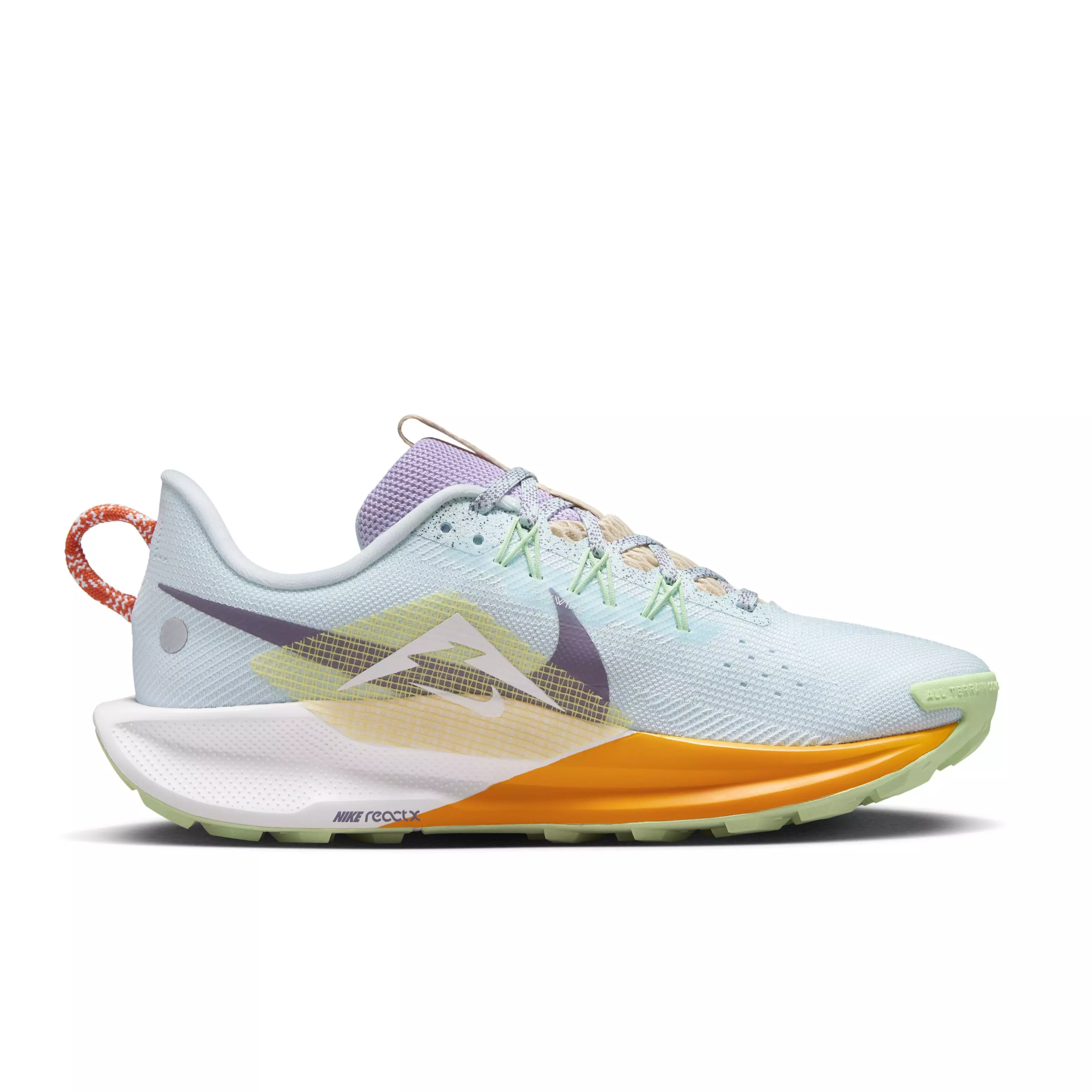 Nike ReactX Pegasus Trail 5 "Glacier Blue/Daybreak/Sundial/White" Women's Trail Running Shoe - BLUE/DAYBREAK/SUNDIAL/WHITE