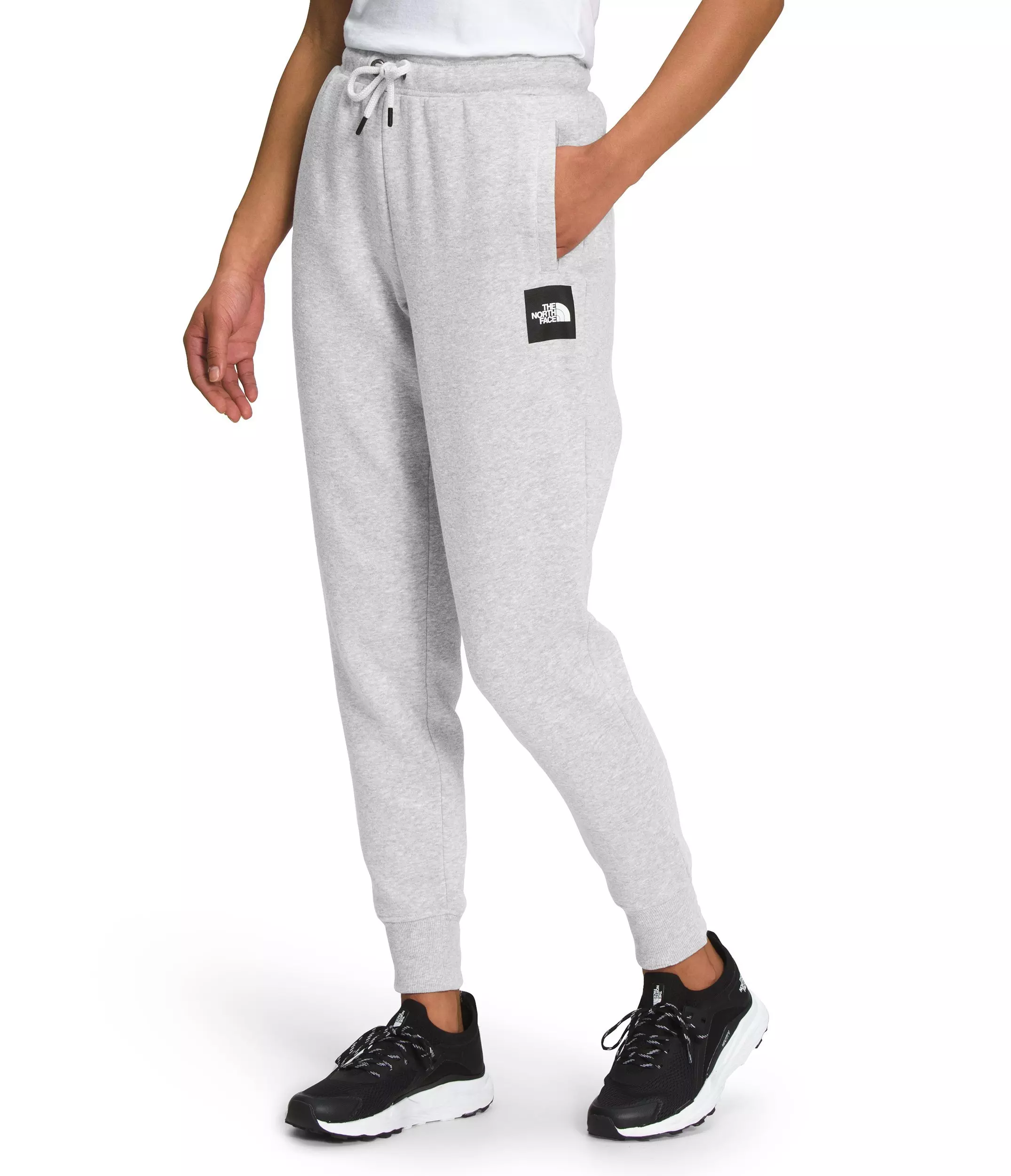 The North Face Women's Box NSE Joggers - GREY/BLACK
