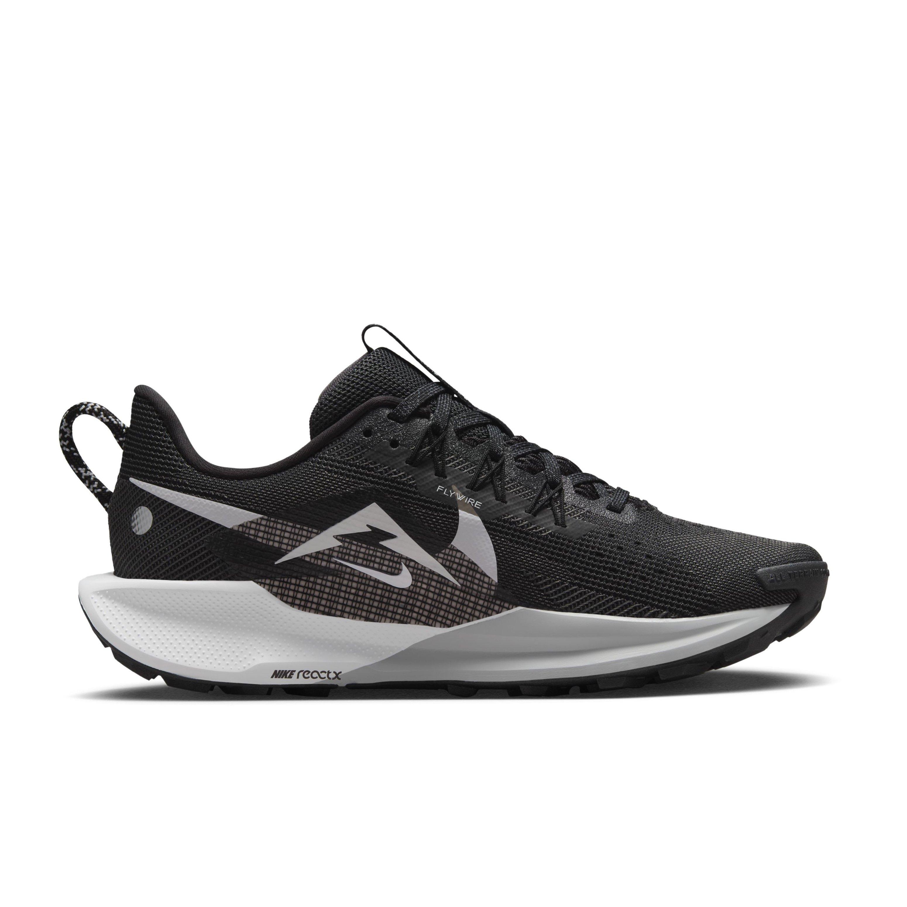 Nike ReactX Pegasus Trail 5 "Black/Anthracite/Wolf Grey/White" Women's Trail Running Shoe - BLACK/ANTHRACITE/GREY/WHITE Thumbnail View 1