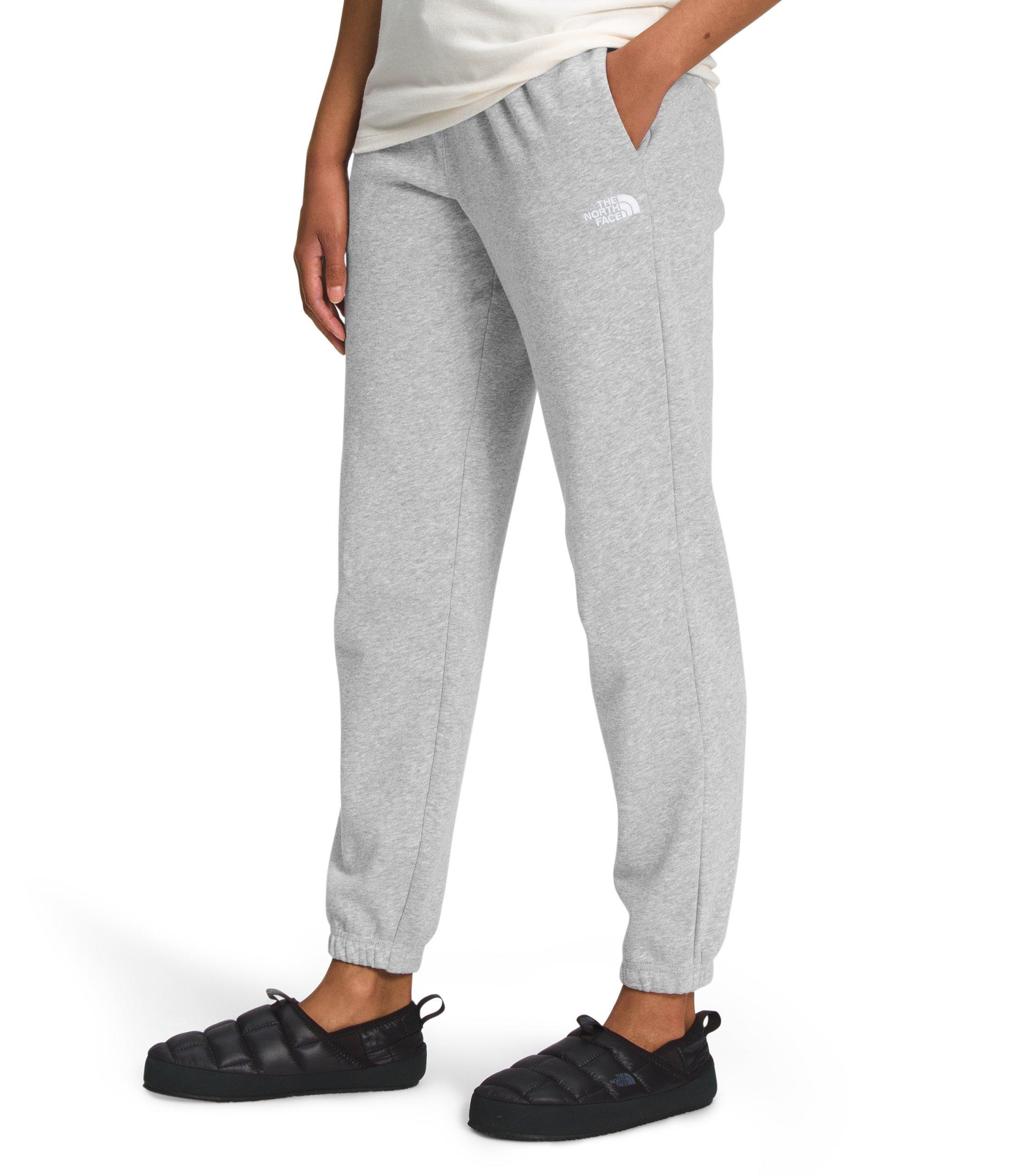 The North Face Women's Half Dome Fleece Sweatpants - GREY/WHITE Thumbnail View 3