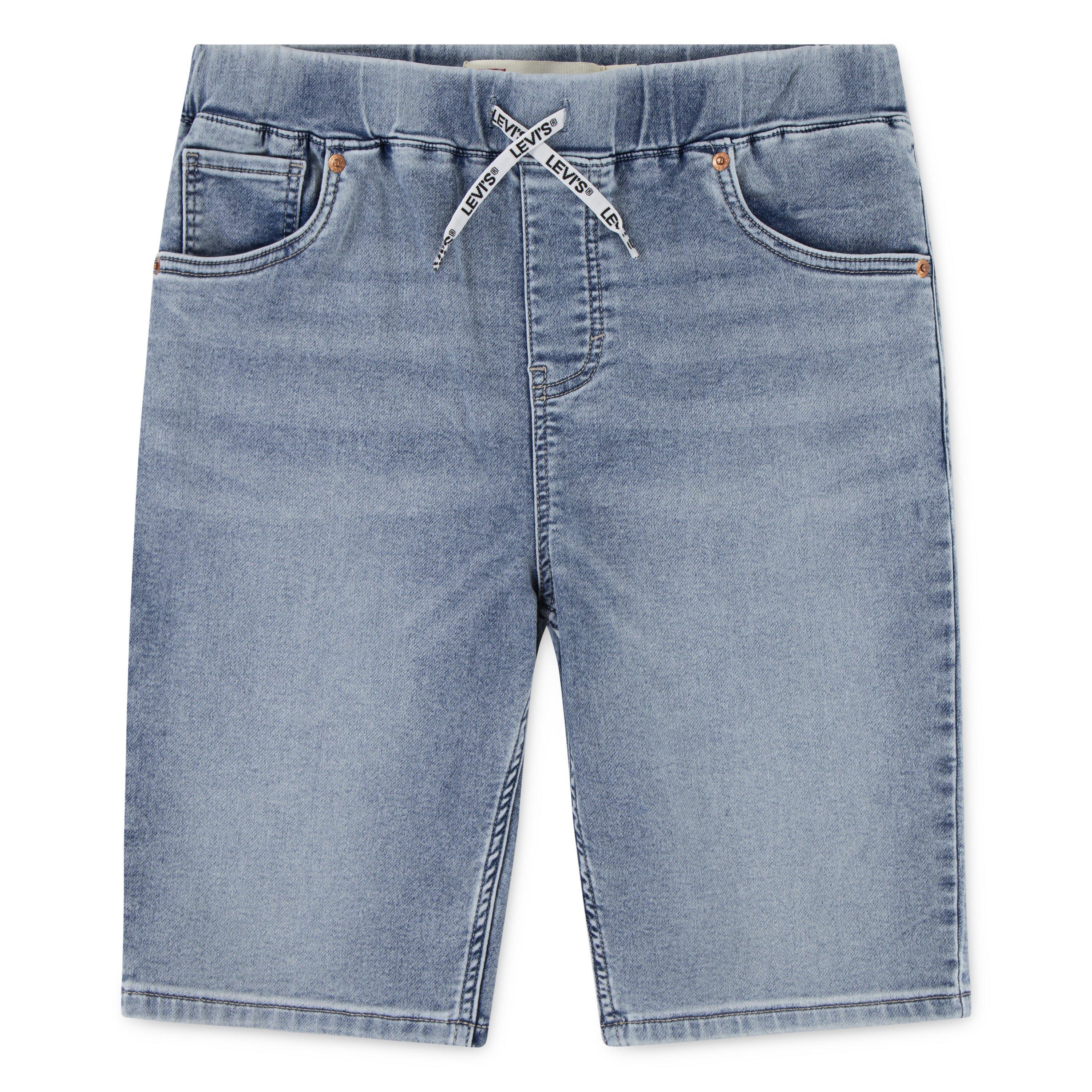 Levi's Skinny Dobby Big Boys' Lt Blue Denim Shorts - LT BLUE Thumbnail View 7