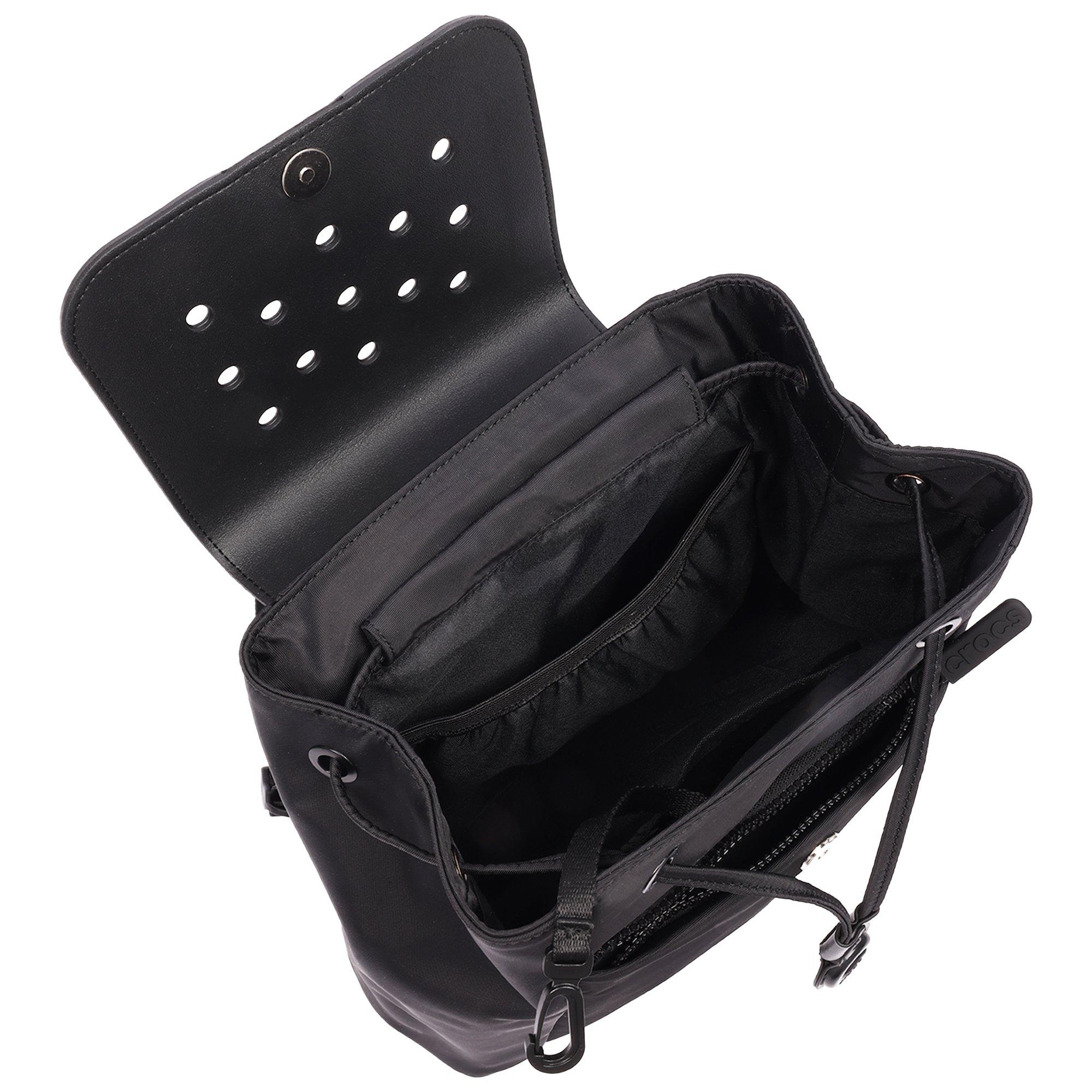 Crocs Mini Fashion Backpack with EVA Flap - Black - BLACK