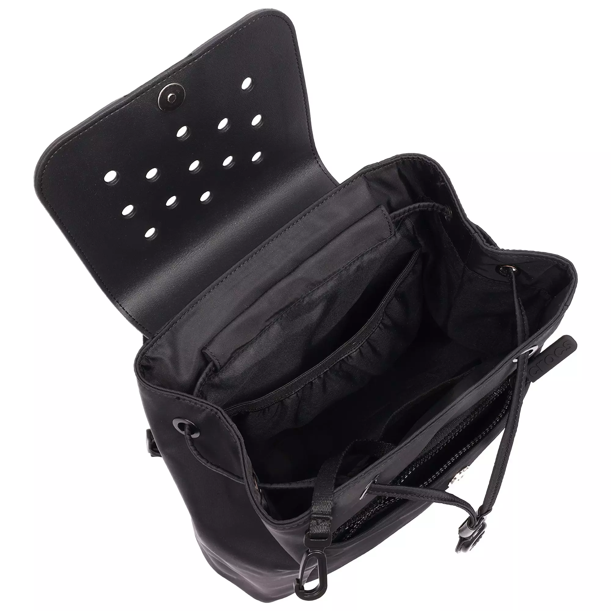 Crocs Mini Fashion Backpack with EVA Flap - Black - BLACK