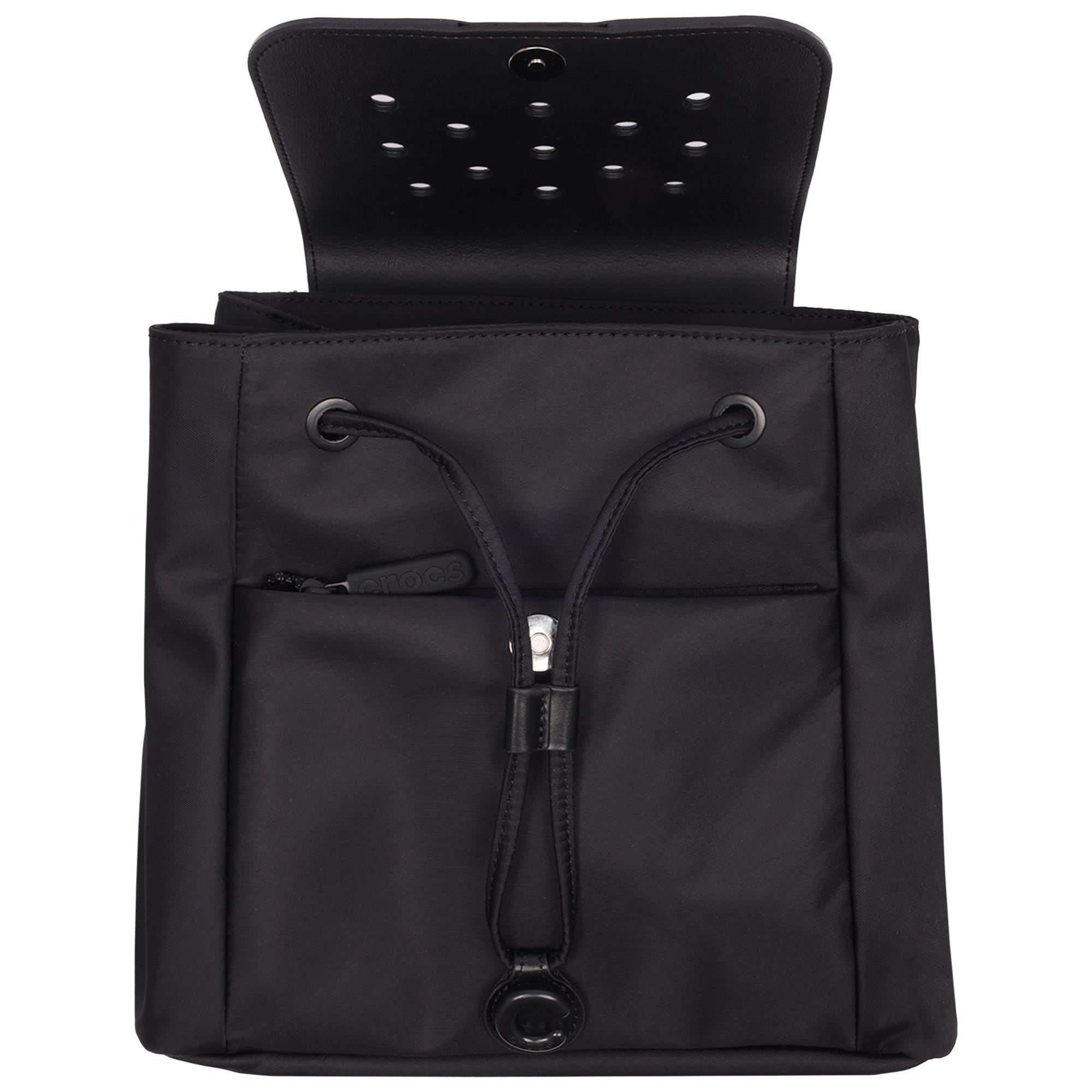 Crocs Mini Fashion Backpack with EVA Flap - Black - BLACK