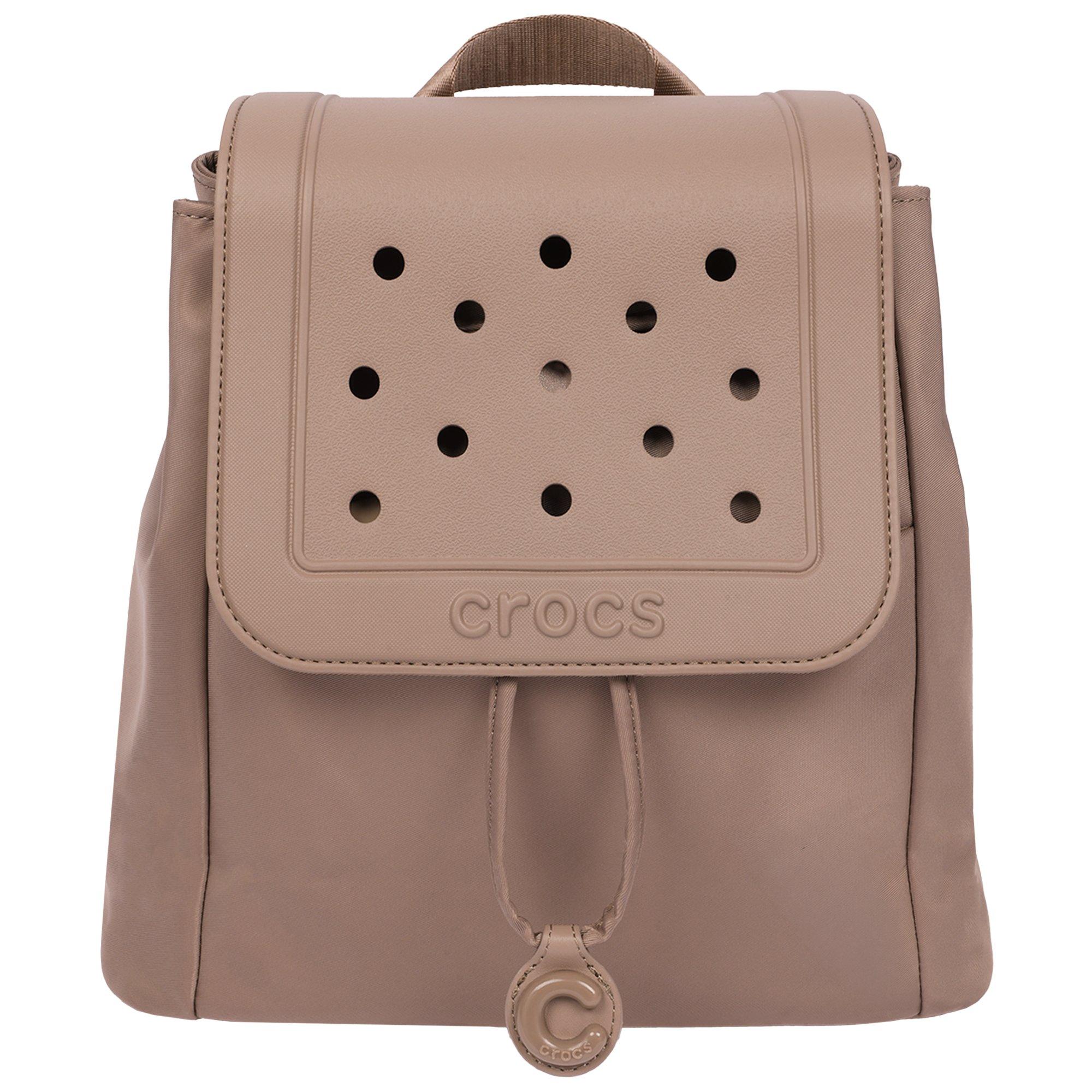 Crocs Mini Fashion Backpack with EVA Flap - Brown - BROWN