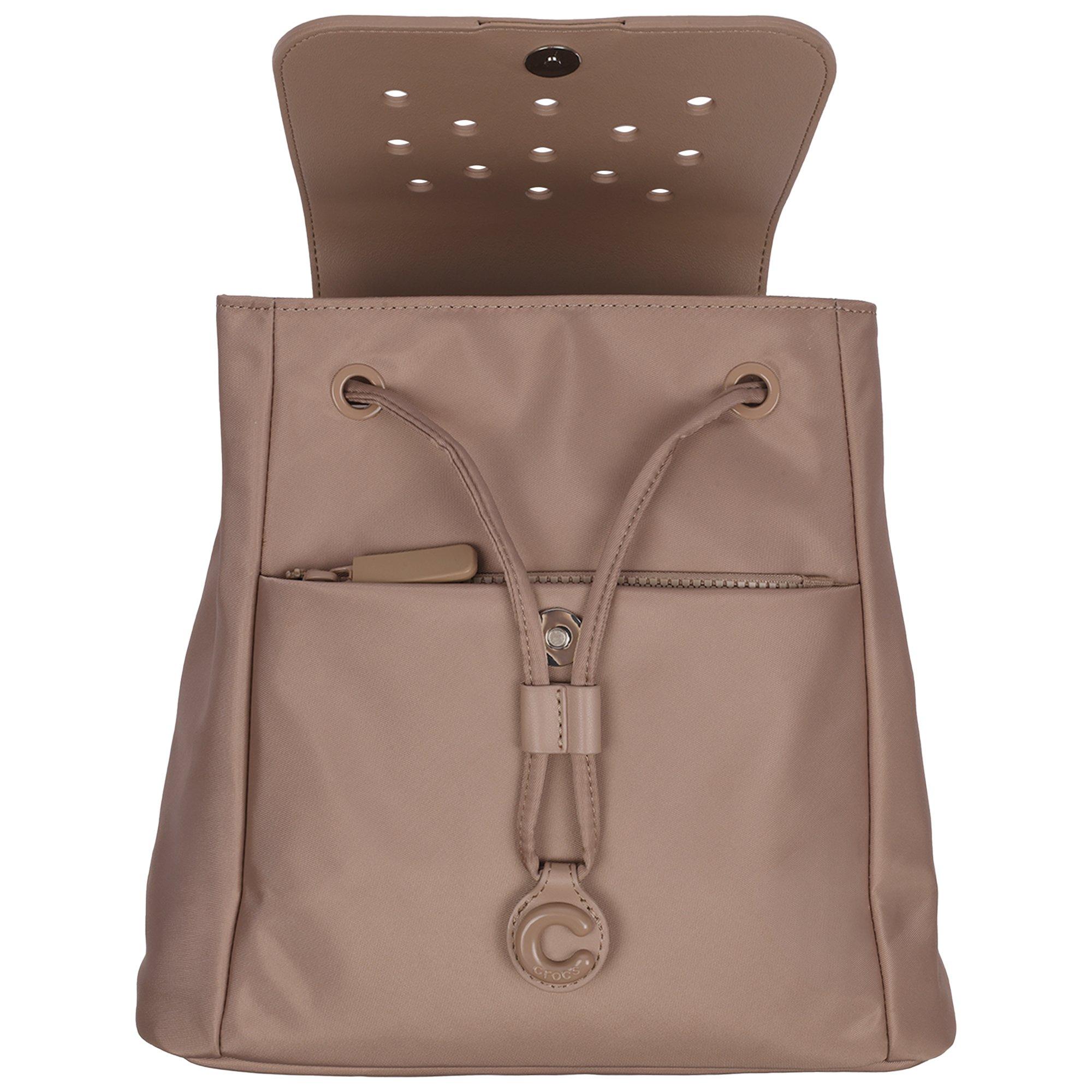 Crocs Mini Fashion Backpack with EVA Flap - Brown - BROWN