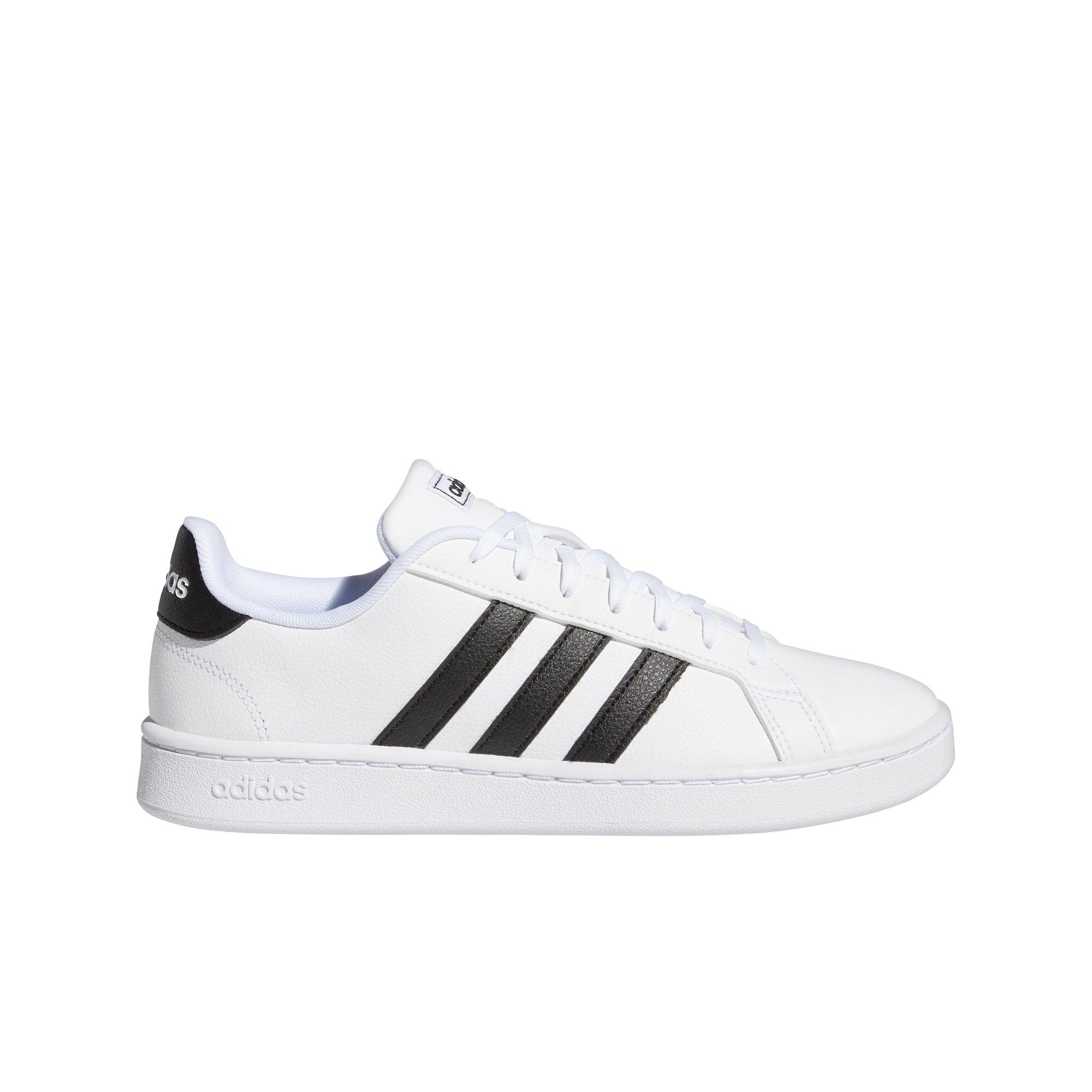 adidas Grand Court "Ftwr White/Core Black" Women's Shoe - WHITE/BLACK Thumbnail View 1