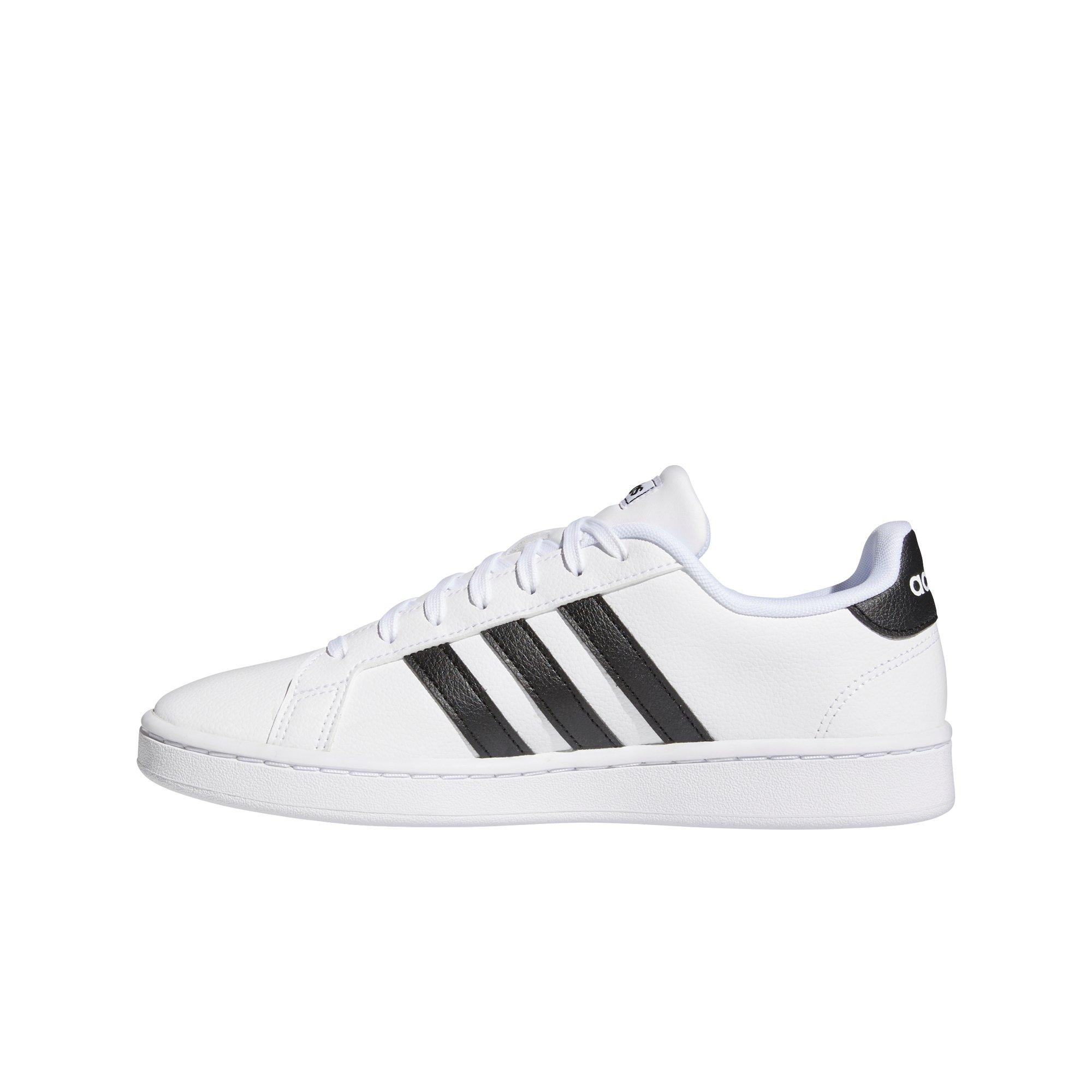 adidas Grand Court "Ftwr White/Core Black" Women's Shoe - WHITE/BLACK Thumbnail View 2
