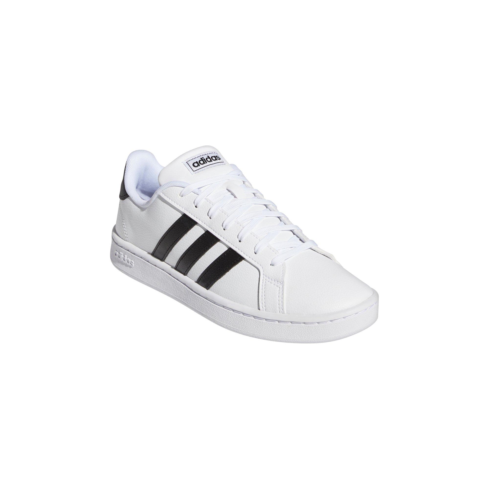 adidas Grand Court "Ftwr White/Core Black" Women's Shoe - WHITE/BLACK Thumbnail View 3
