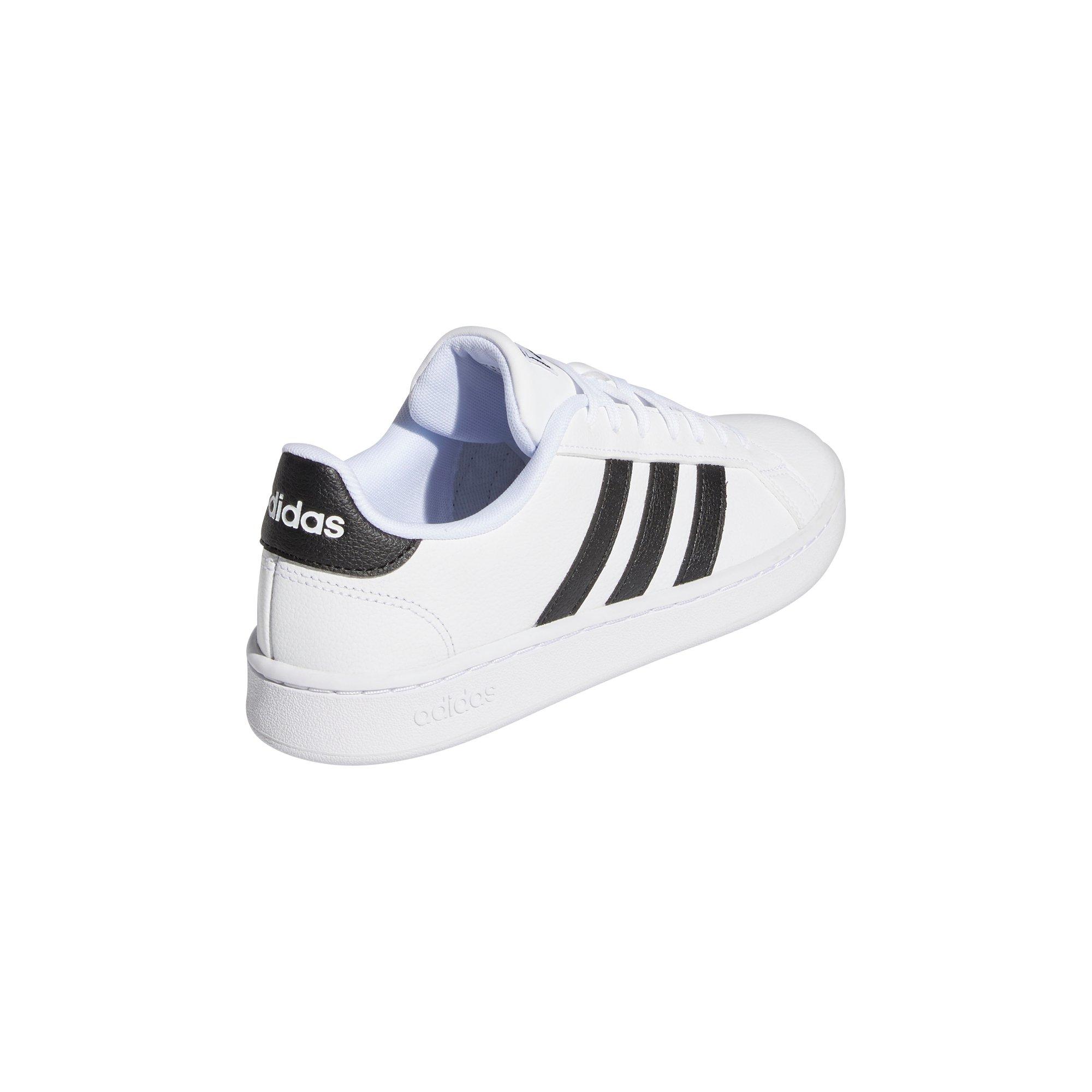 adidas Grand Court "Ftwr White/Core Black" Women's Shoe - WHITE/BLACK Thumbnail View 4