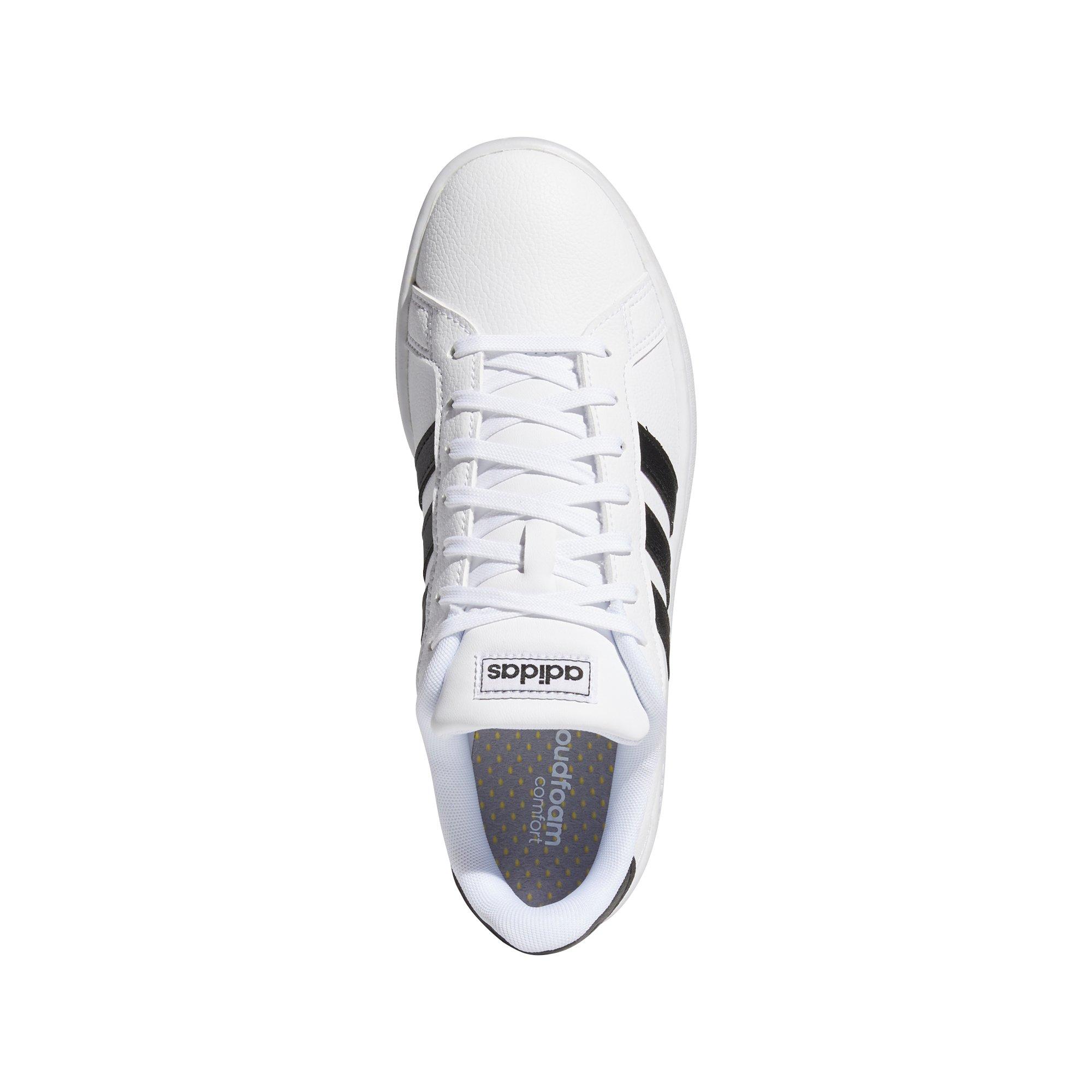 adidas Grand Court "Ftwr White/Core Black" Women's Shoe - WHITE/BLACK Thumbnail View 5