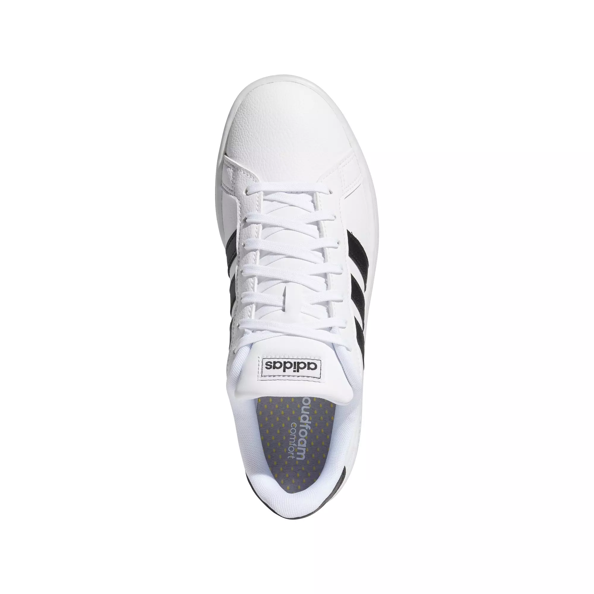 adidas Grand Court "Ftwr White/Core Black" Women's Shoe - WHITE/BLACK