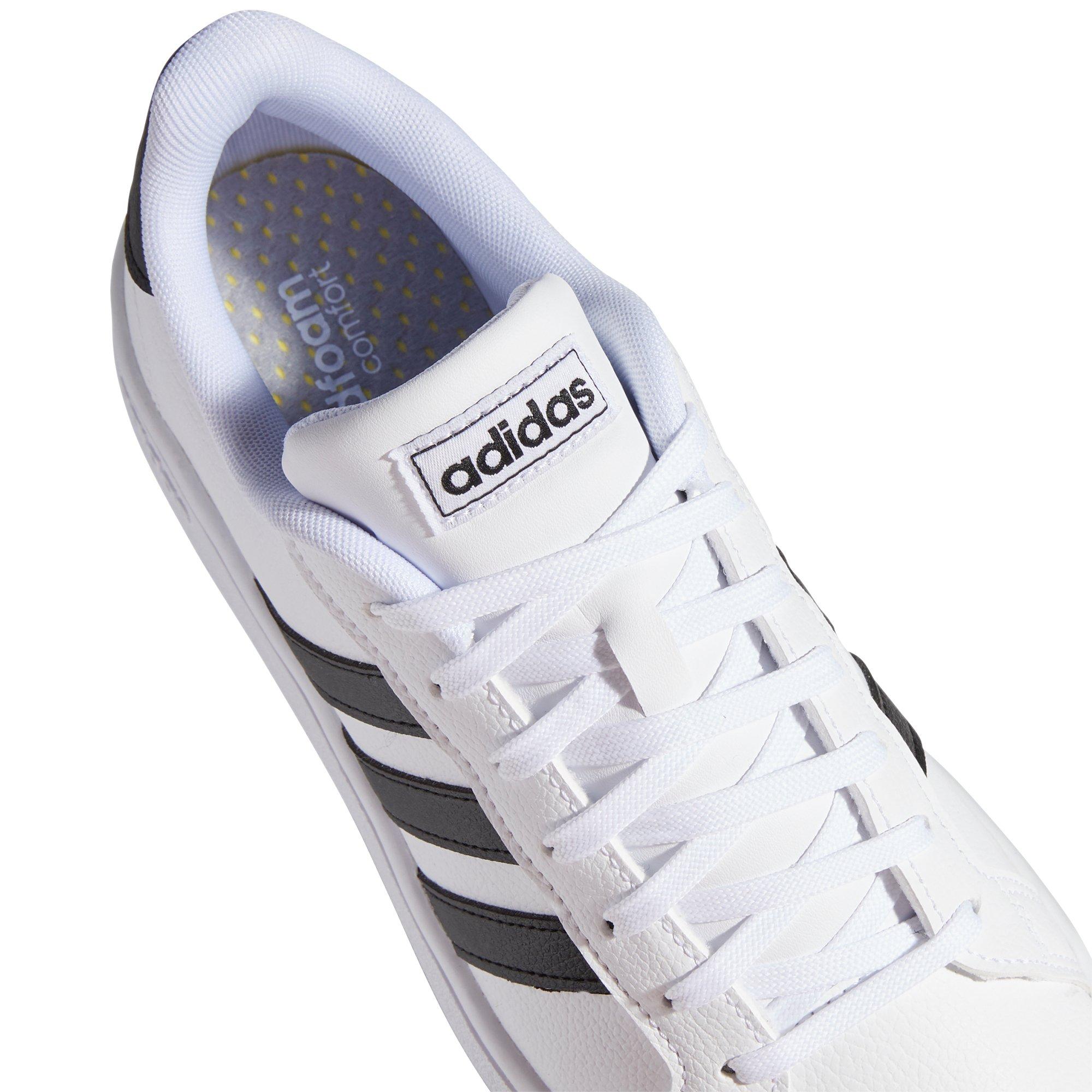 adidas Grand Court "Ftwr White/Core Black" Women's Shoe - WHITE/BLACK Thumbnail View 7