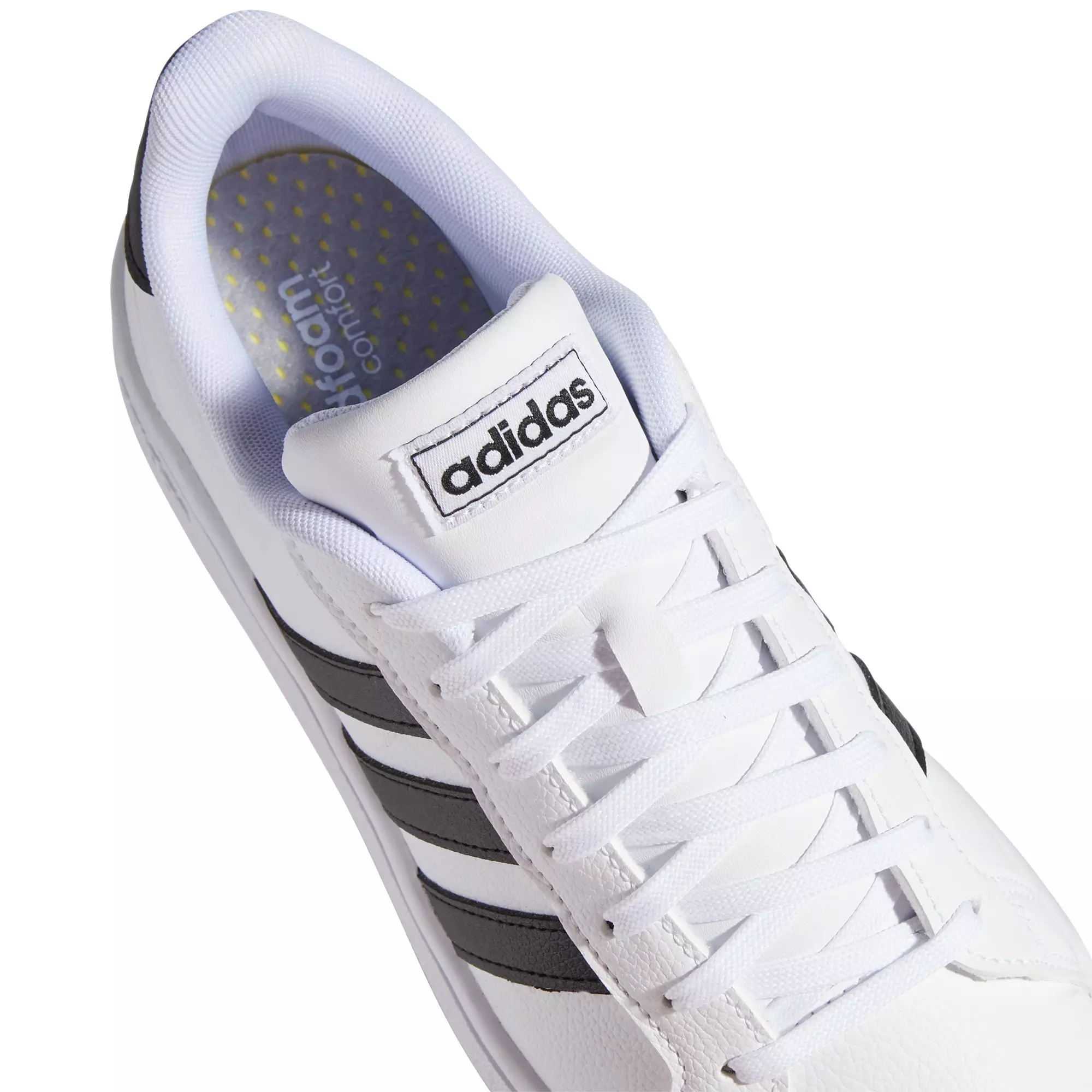 adidas Grand Court "Ftwr White/Core Black" Women's Shoe - WHITE/BLACK