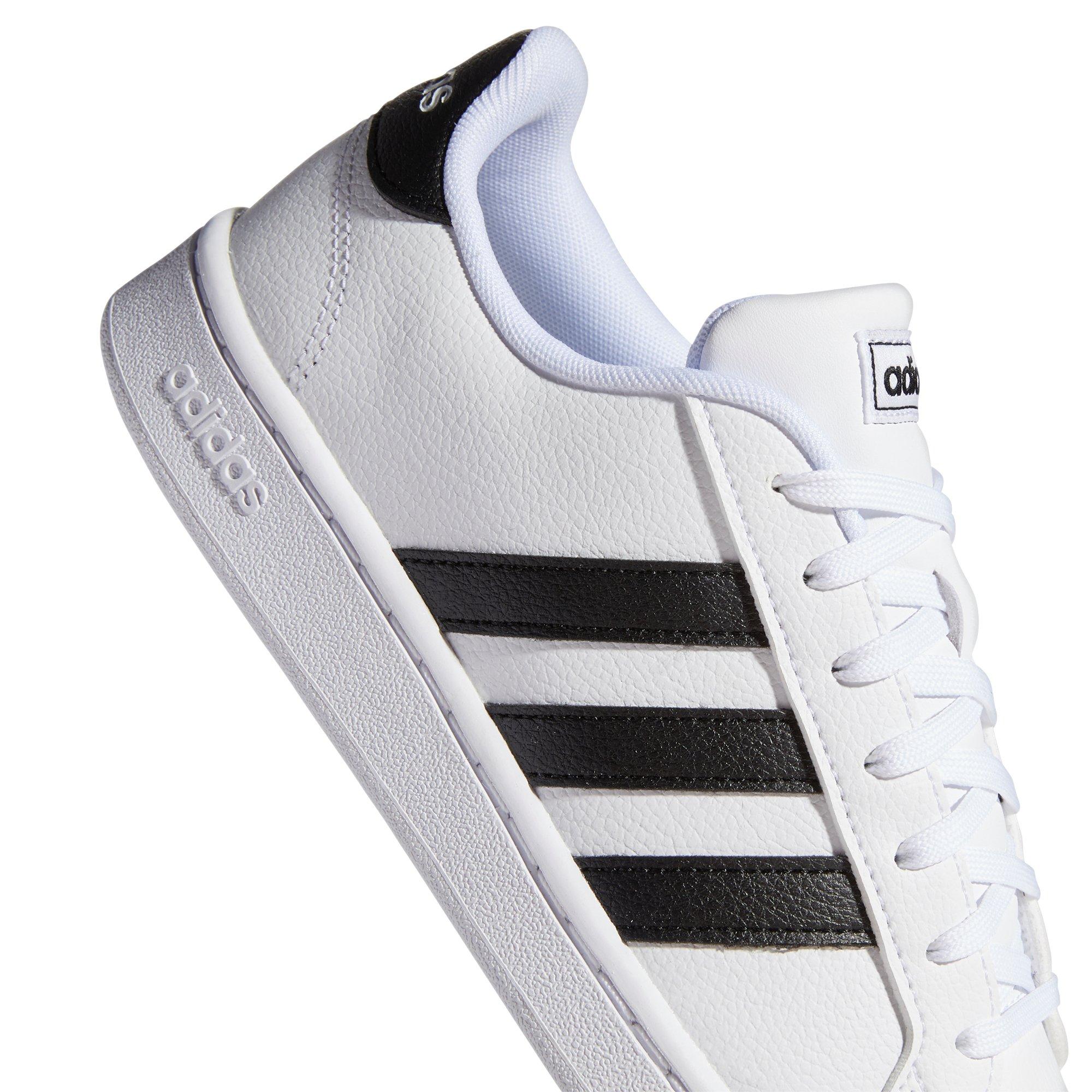 adidas Grand Court "Ftwr White/Core Black" Women's Shoe - WHITE/BLACK Thumbnail View 8