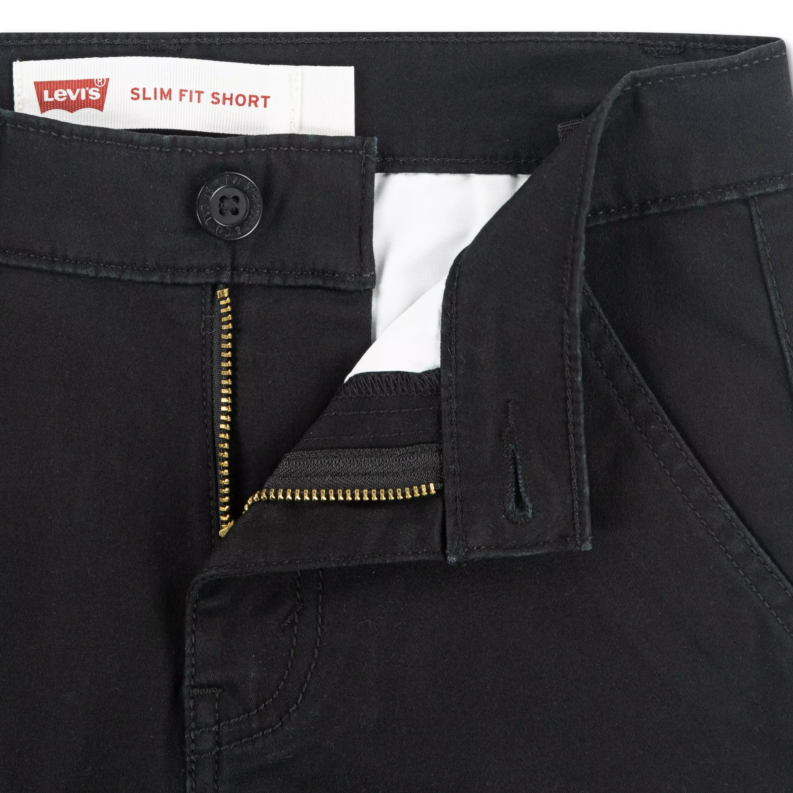 Levi's 511 Sueded Little Boys' Black Chino Shorts - BLACK