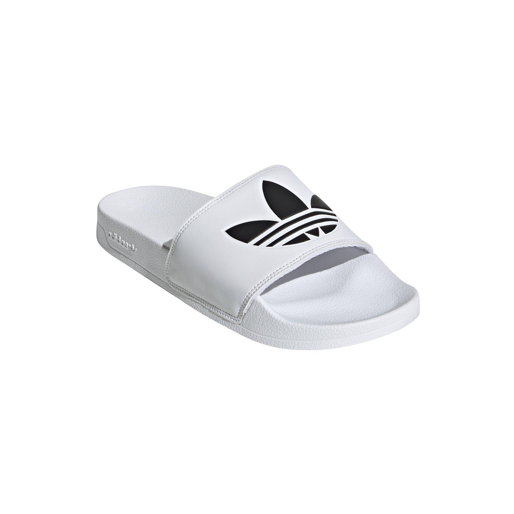 adidas Adilette Lite "Ftwr White/Core Black" Men's Slide - WHITE Thumbnail View 6