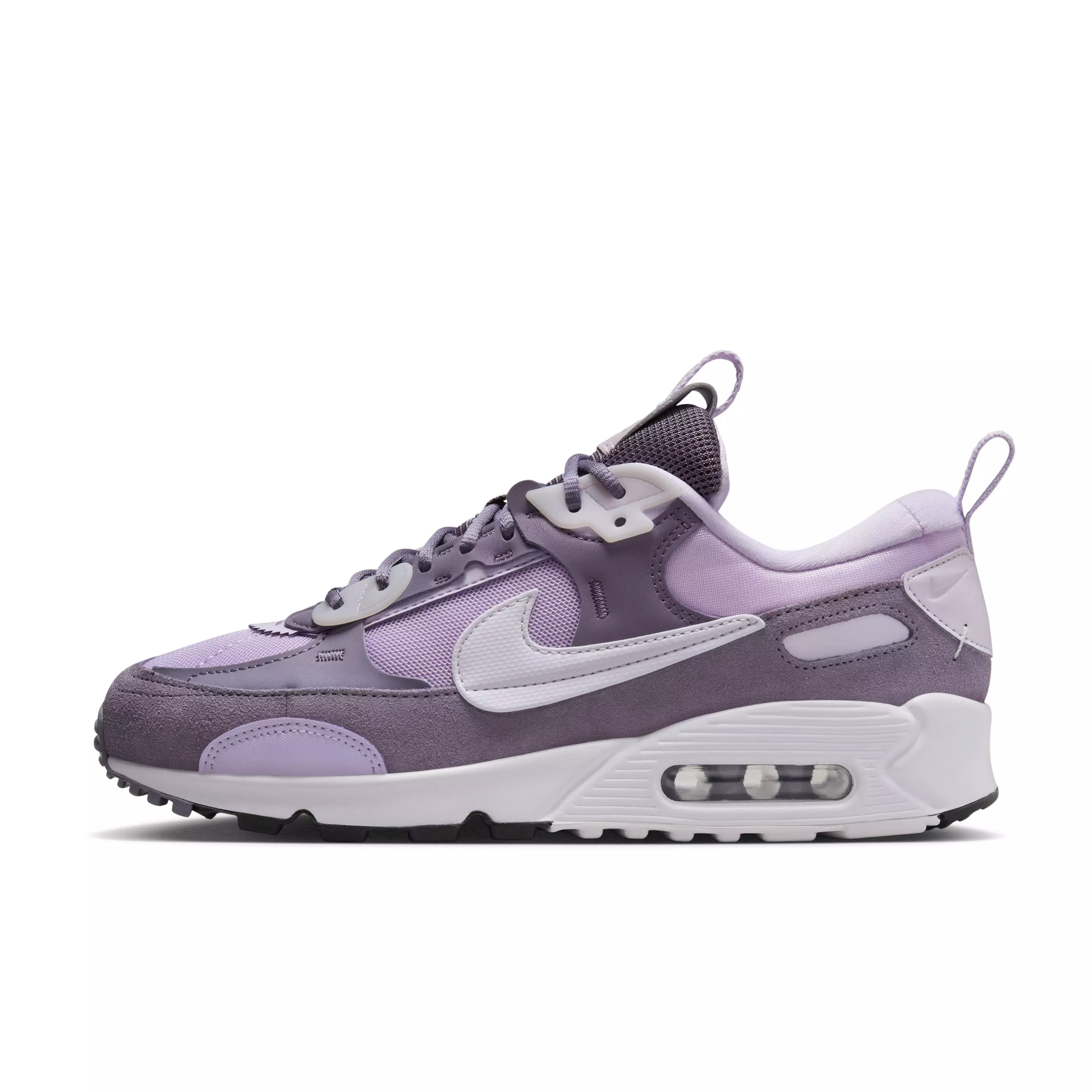 Nike Air Max 90 Futura "Daybreak/Lilac Bloom/Black/Barely Grape" Women's Shoe - DAYBREAK/LILAC/BLACK/GRAPE