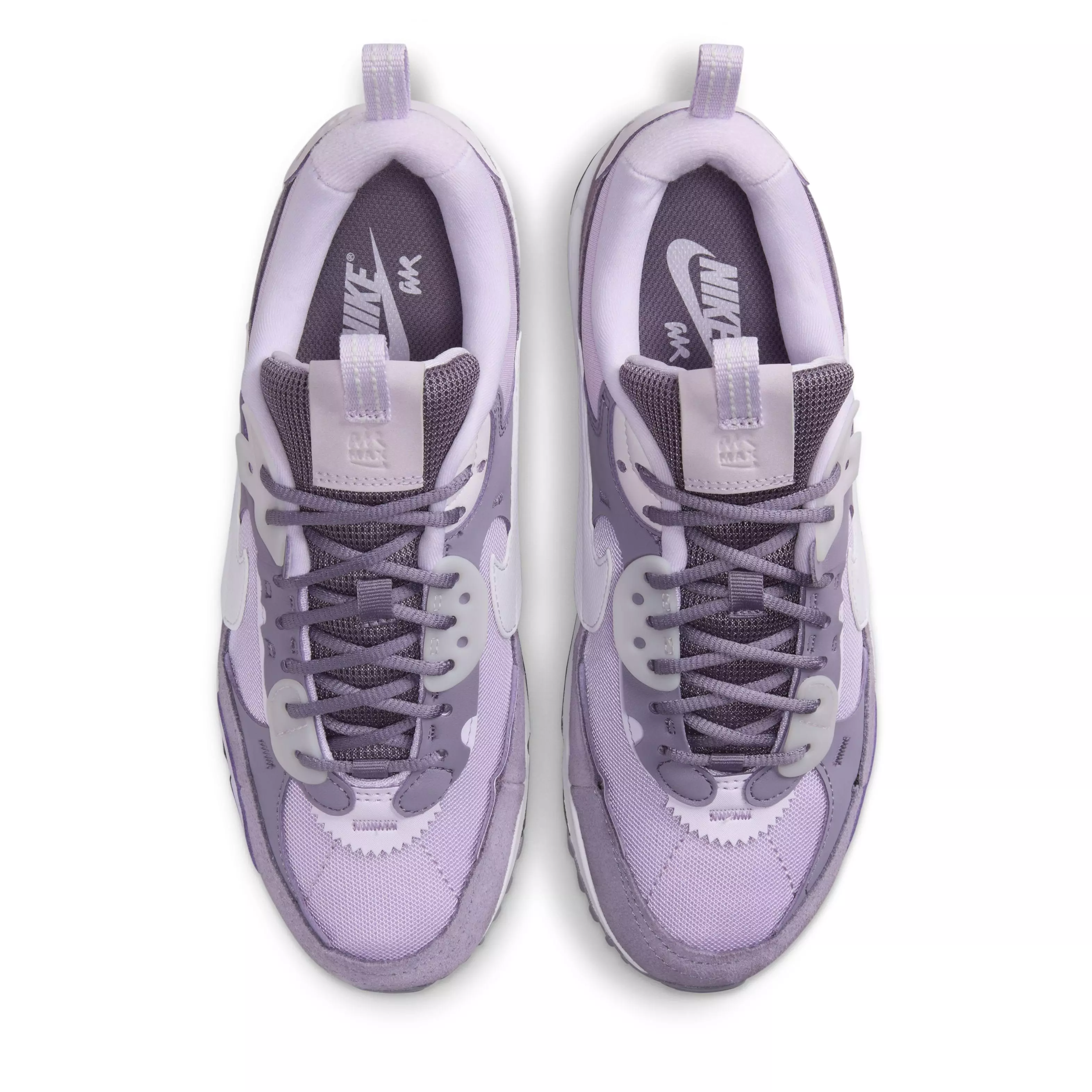 Nike Air Max 90 Futura "Daybreak/Lilac Bloom/Black/Barely Grape" Women's Shoe - DAYBREAK/LILAC/BLACK/GRAPE