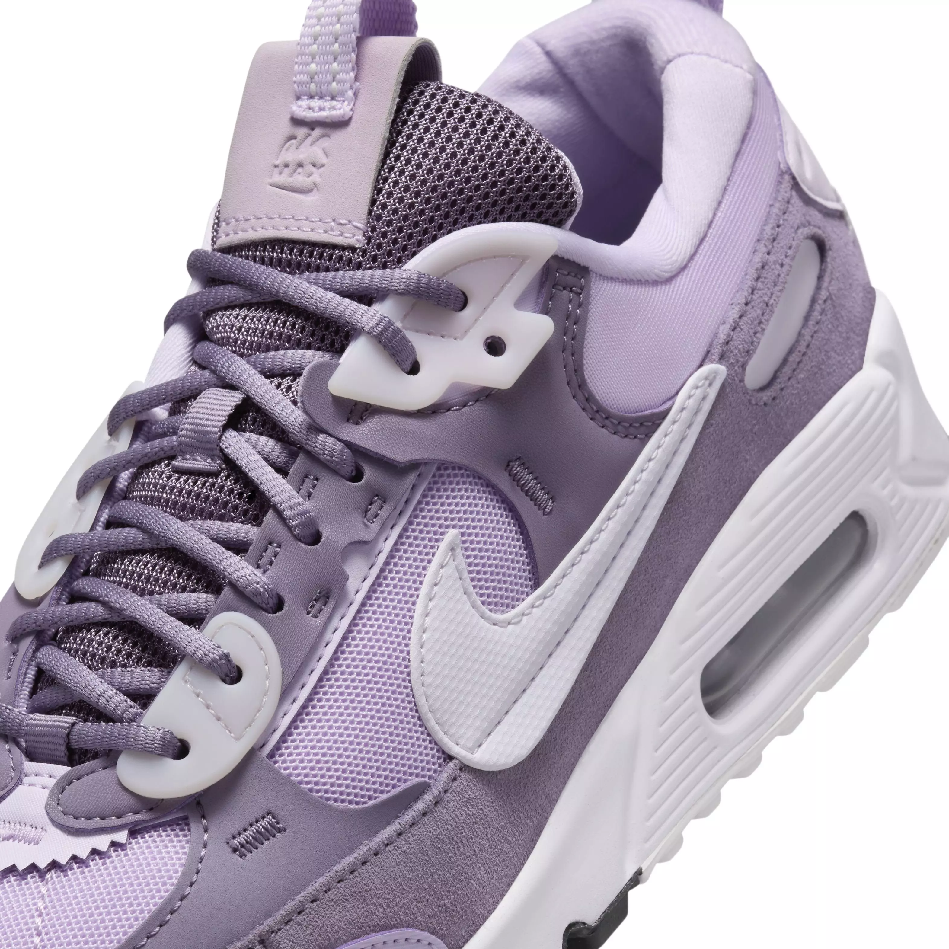 Nike Air Max 90 Futura "Daybreak/Lilac Bloom/Black/Barely Grape" Women's Shoe - DAYBREAK/LILAC/BLACK/GRAPE