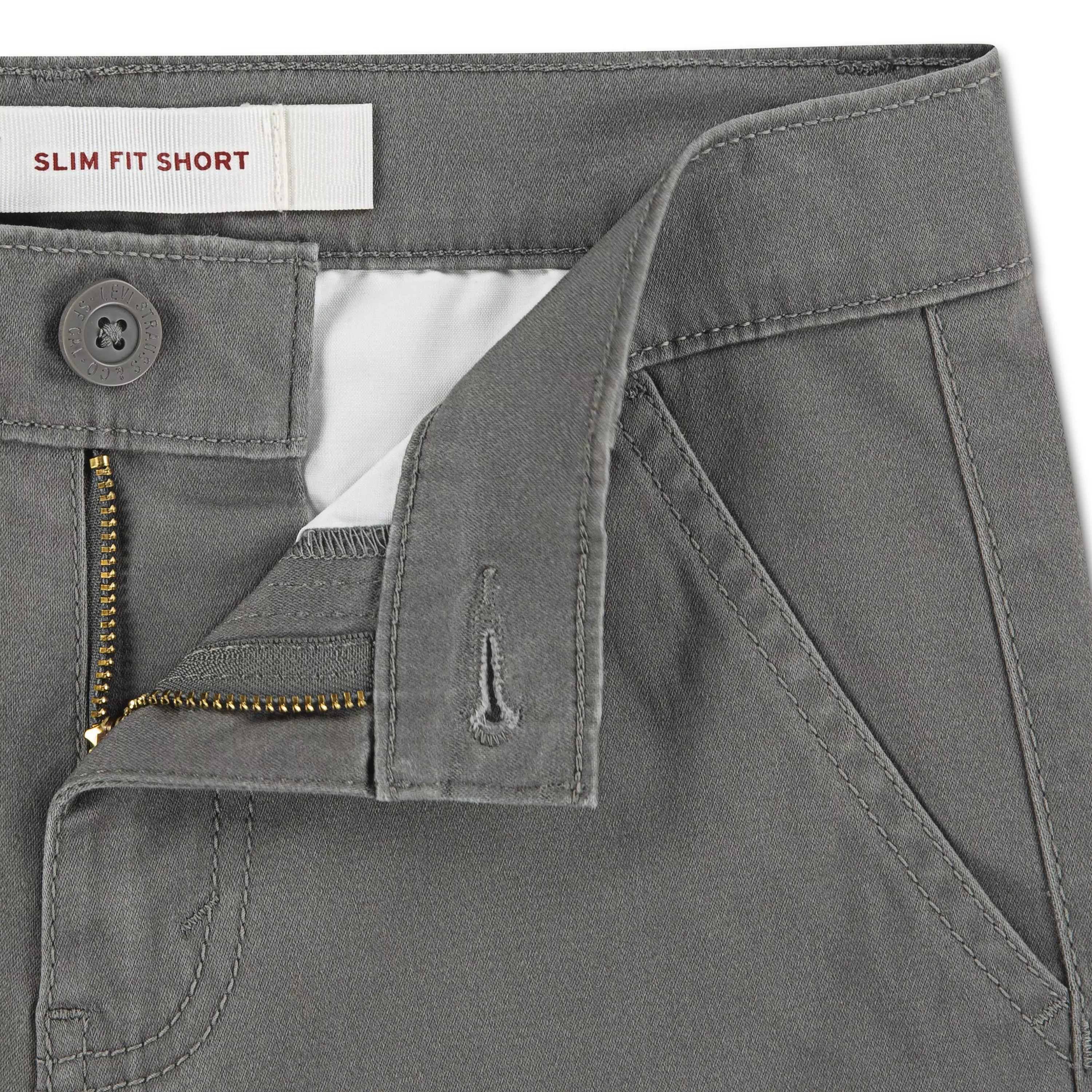 Levi's 511 Sueded Toddler Boys' Grey Chino Shorts - GREY
