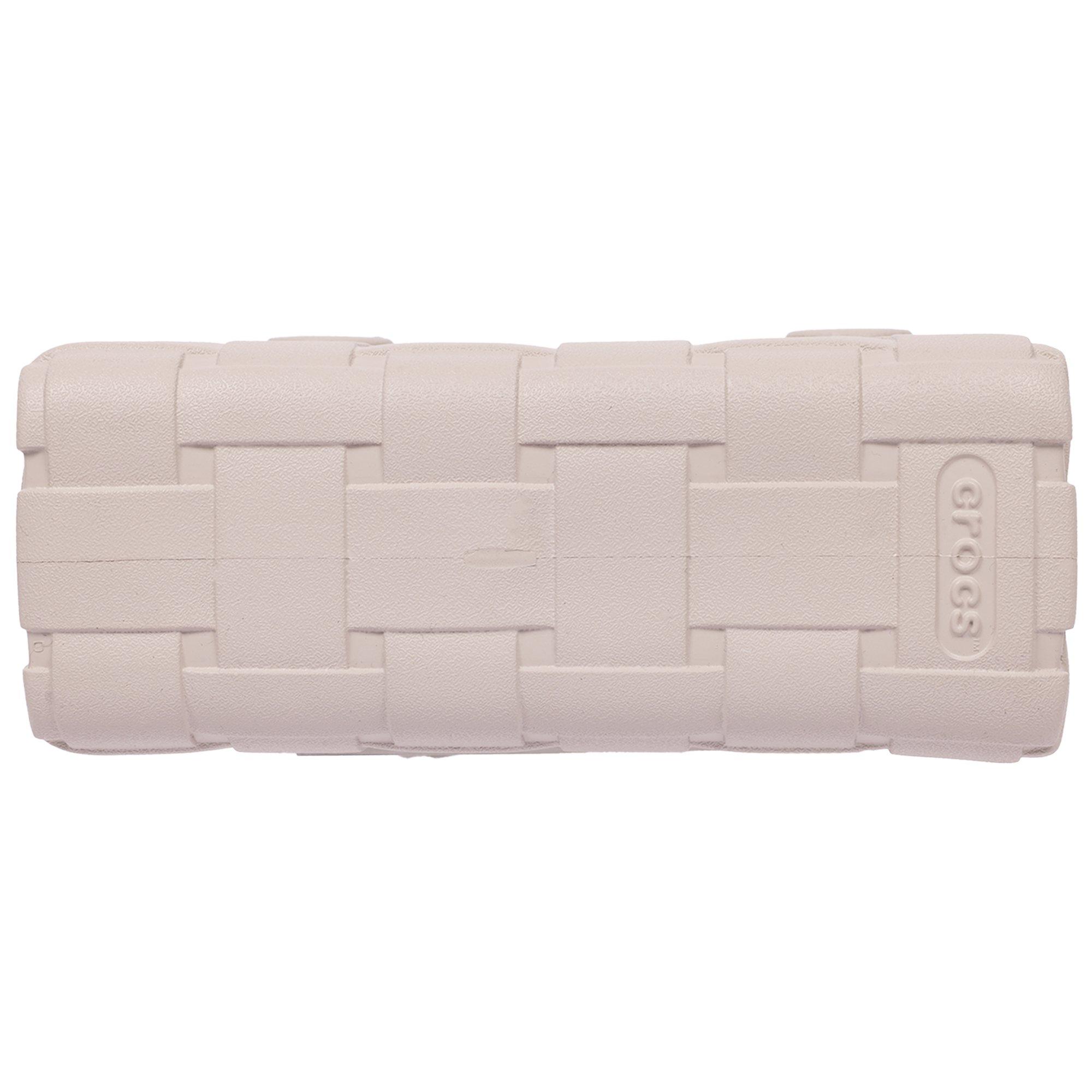 Crocs Small Woven Crossbody Tote - Cream - CREAM