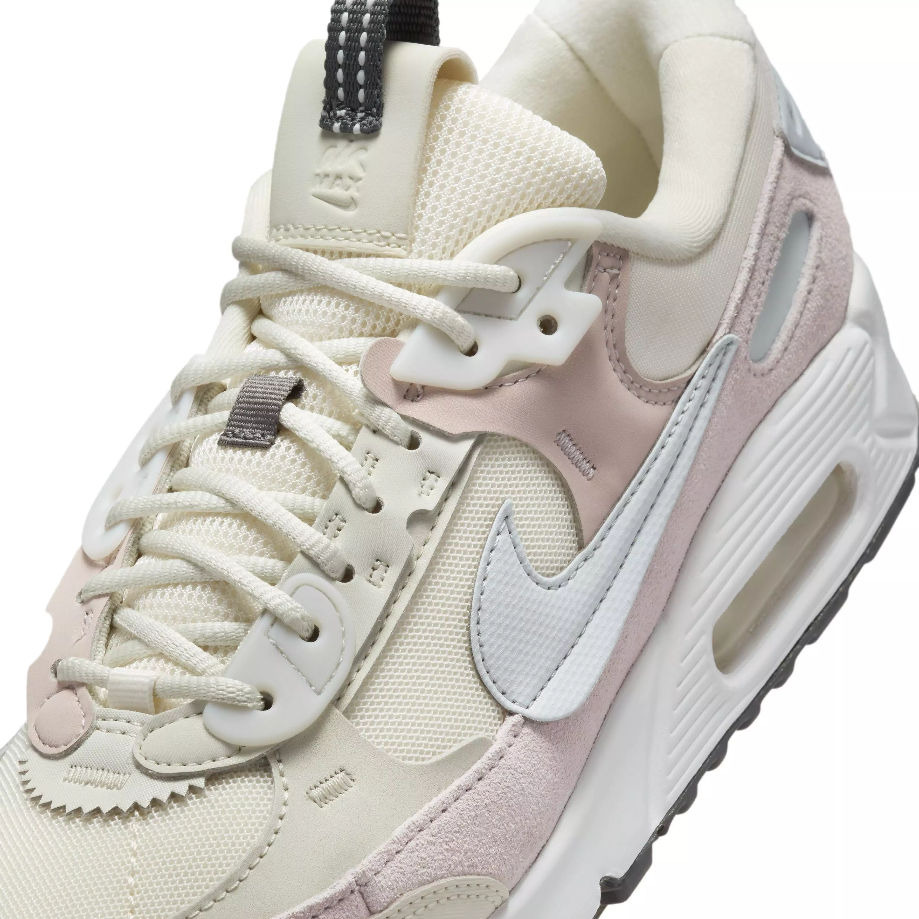 Nike Air Max 90 Futura "Pale Ivory/Platinum Violet/Sea Glass/Phantom" Women's Shoe - IVORY/VIOLET/SEA GLASS/PHANTOM