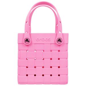 Crocs Small Woven Crossbody Tote - Pink - PINK