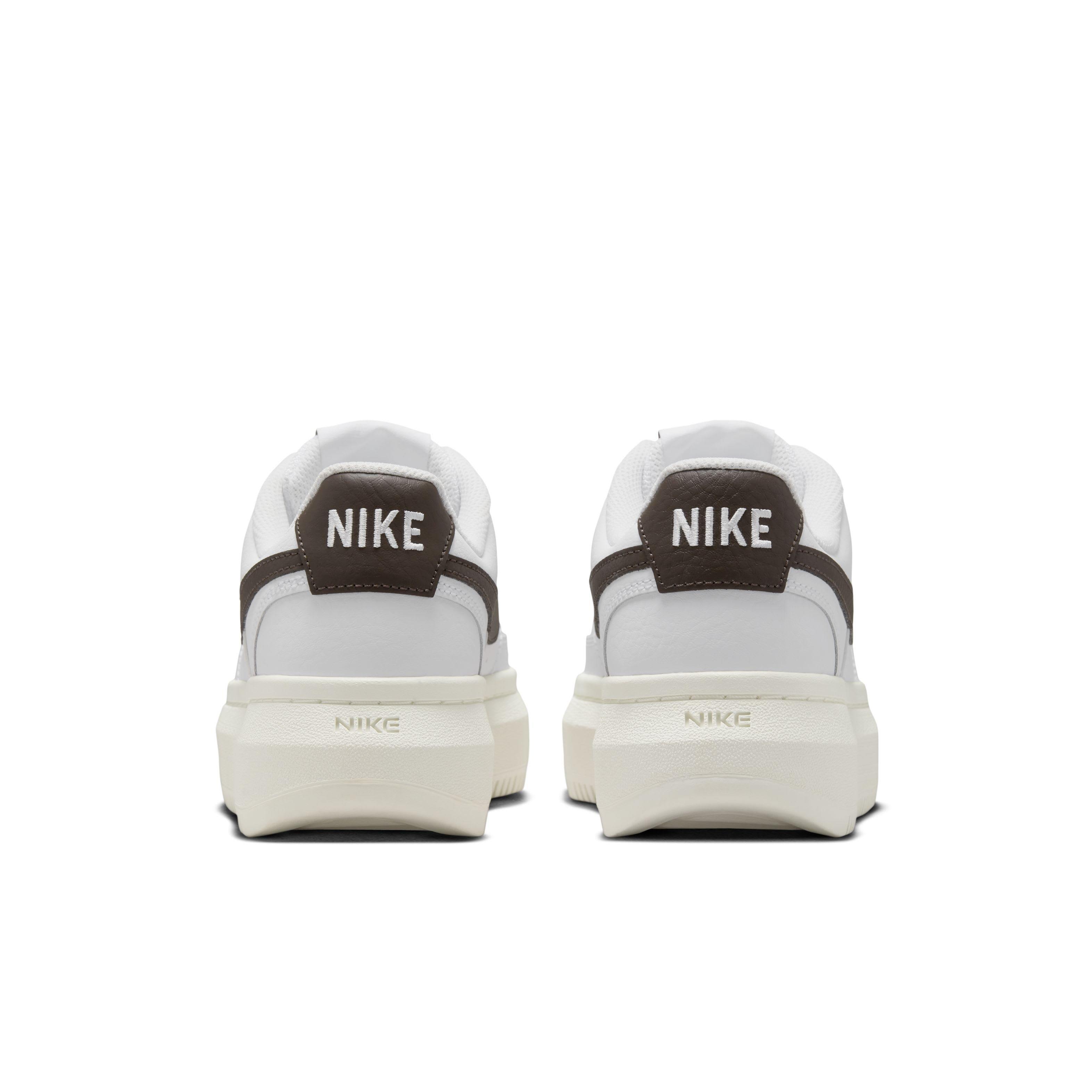 Nike Court Vision Alta "White/Sail/Baroque Brown" Women's Shoe - WHITE/SAIL/BROWN Thumbnail View 5