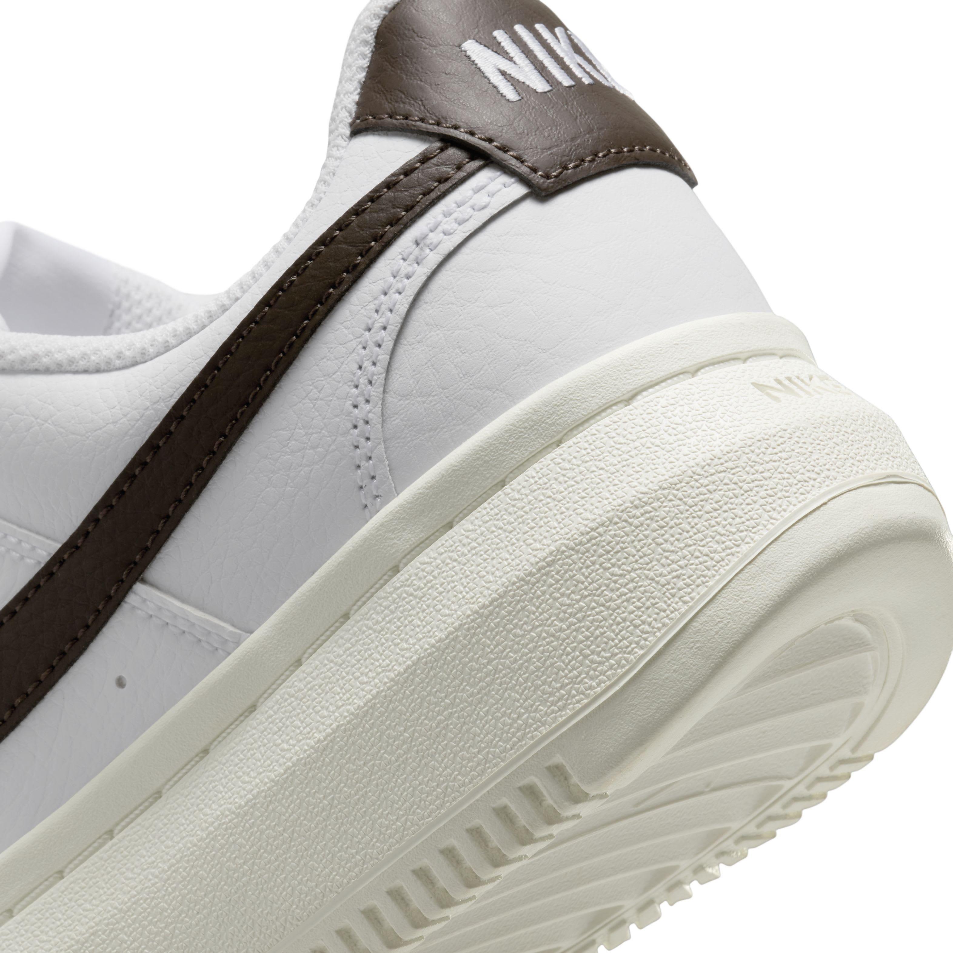 Nike Court Vision Alta "White/Sail/Baroque Brown" Women's Shoe - WHITE/SAIL/BROWN Thumbnail View 8