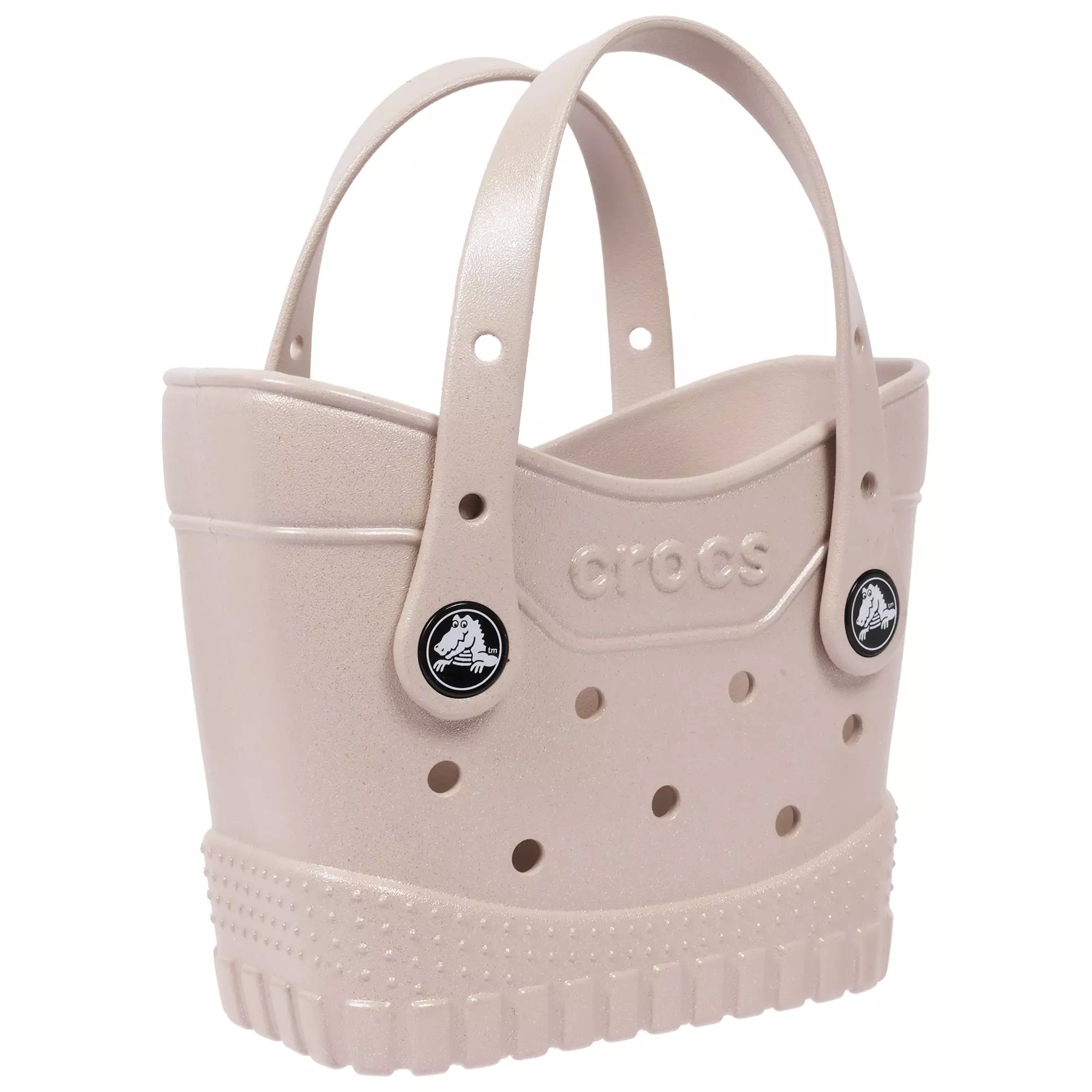 Crocs Micro Glitter Tote - Cream - CREAM